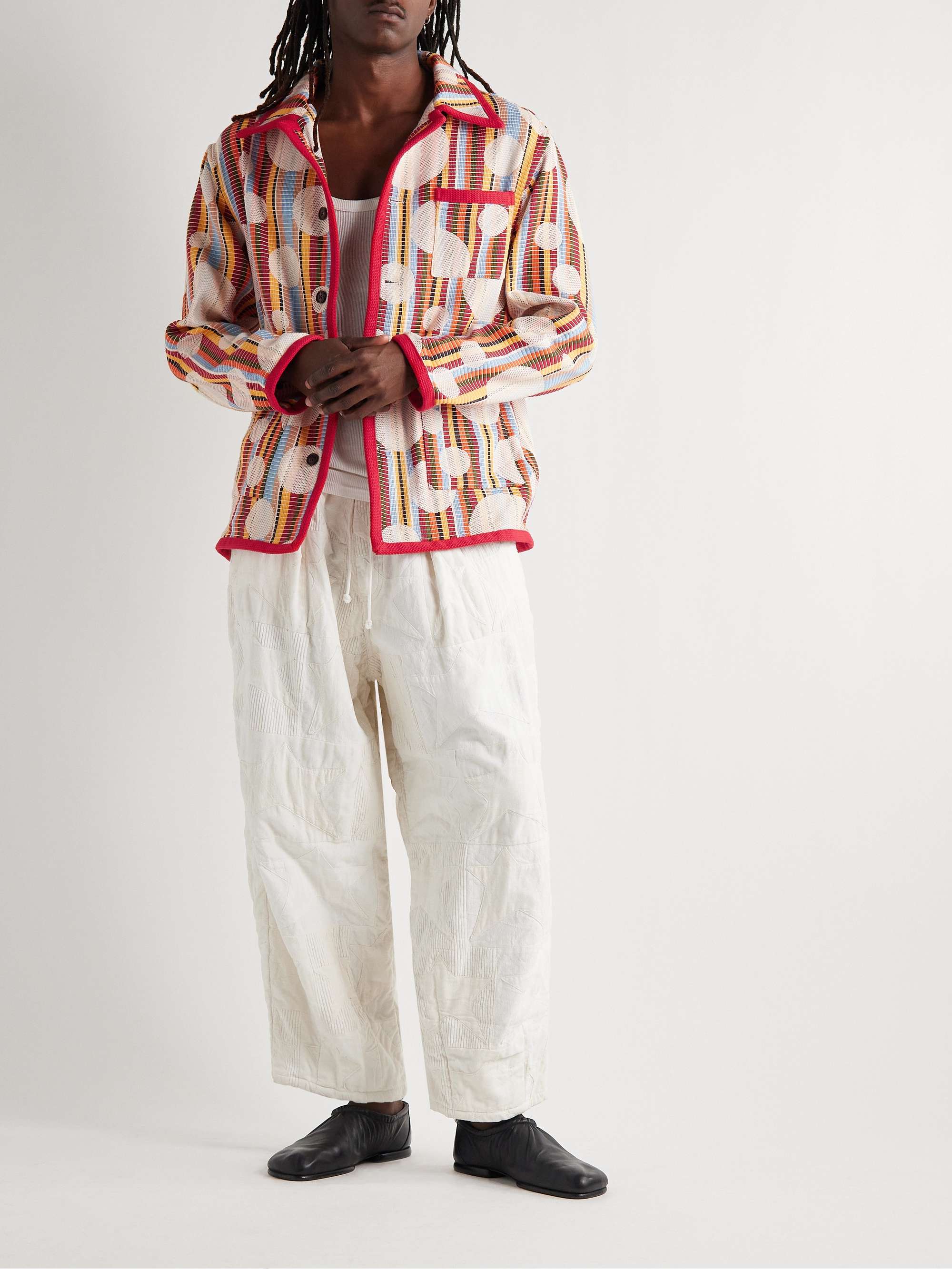 Cotton-Jacquard Jacket view