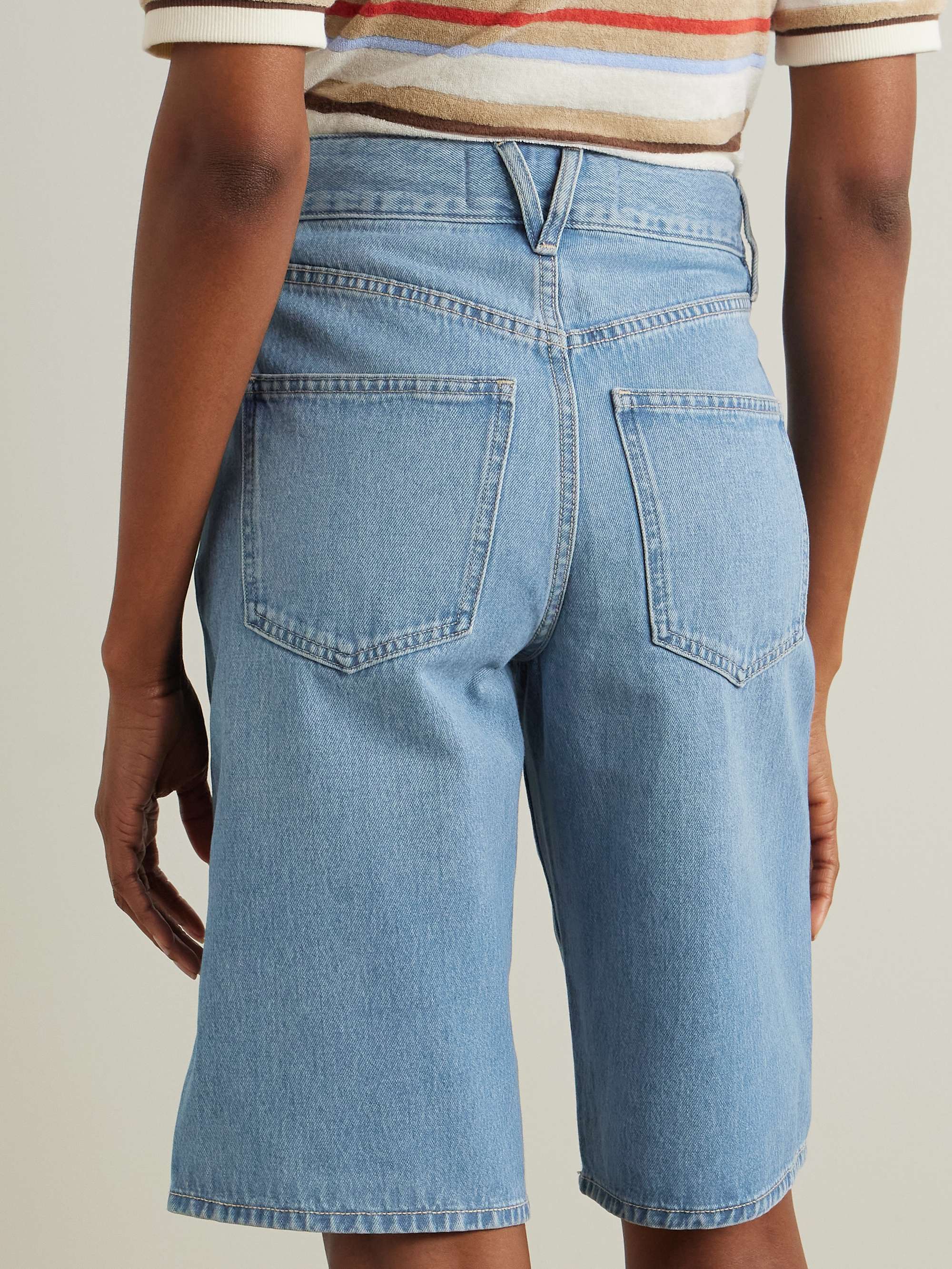 Charlotte denim shorts view