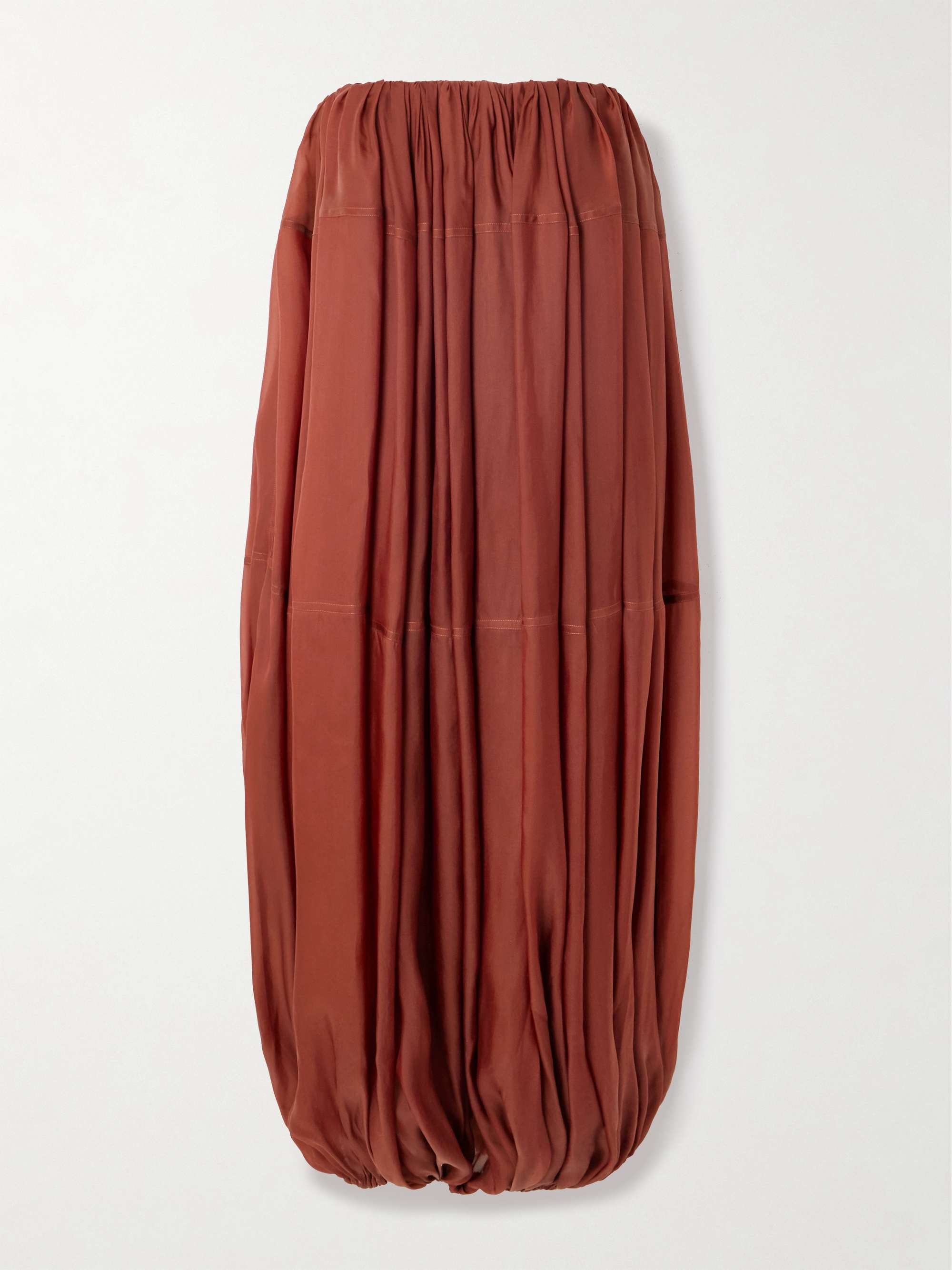 Strapless jersey gown view