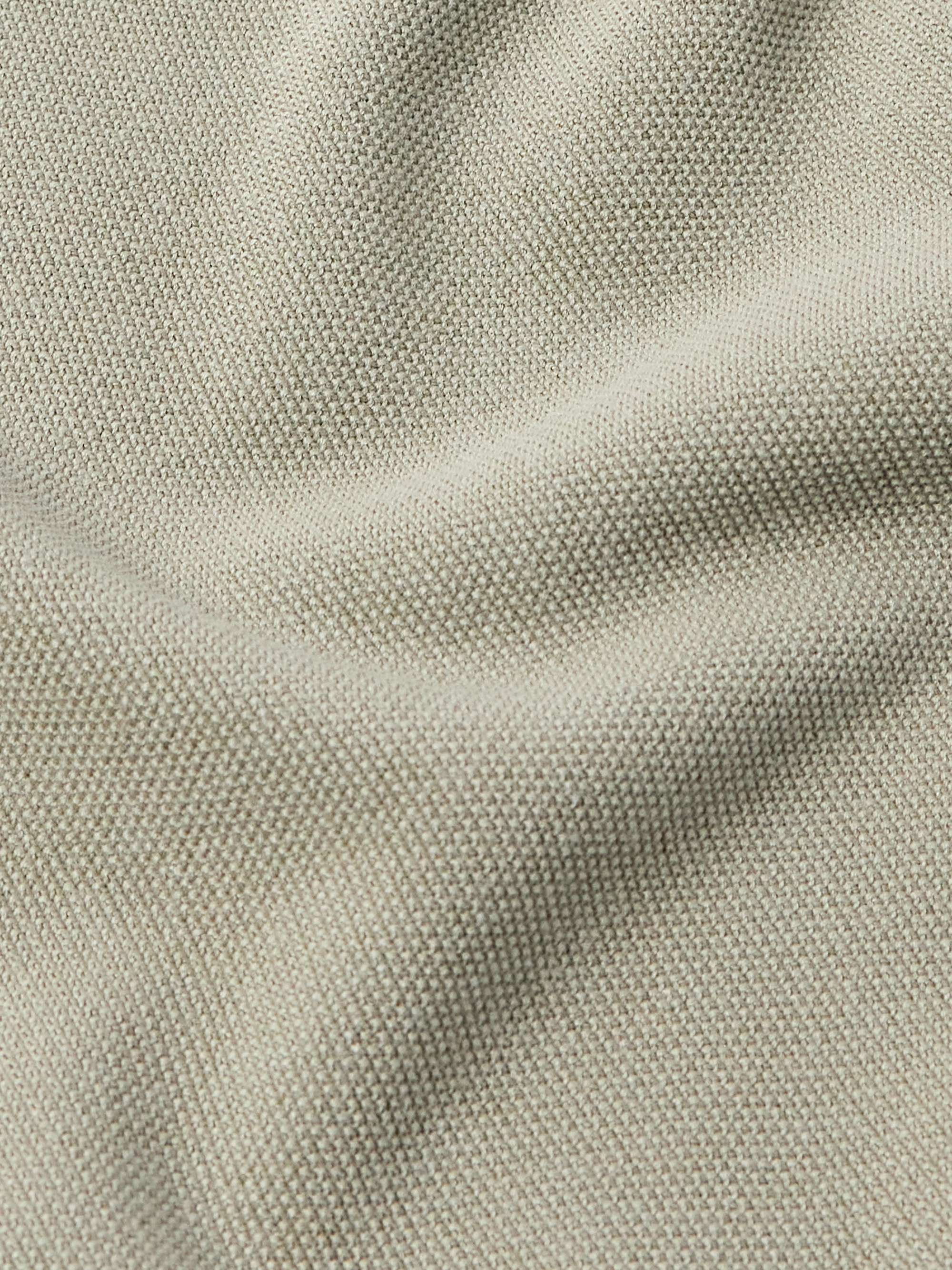 Cotton and Silk-Blend Piqué Sweater view