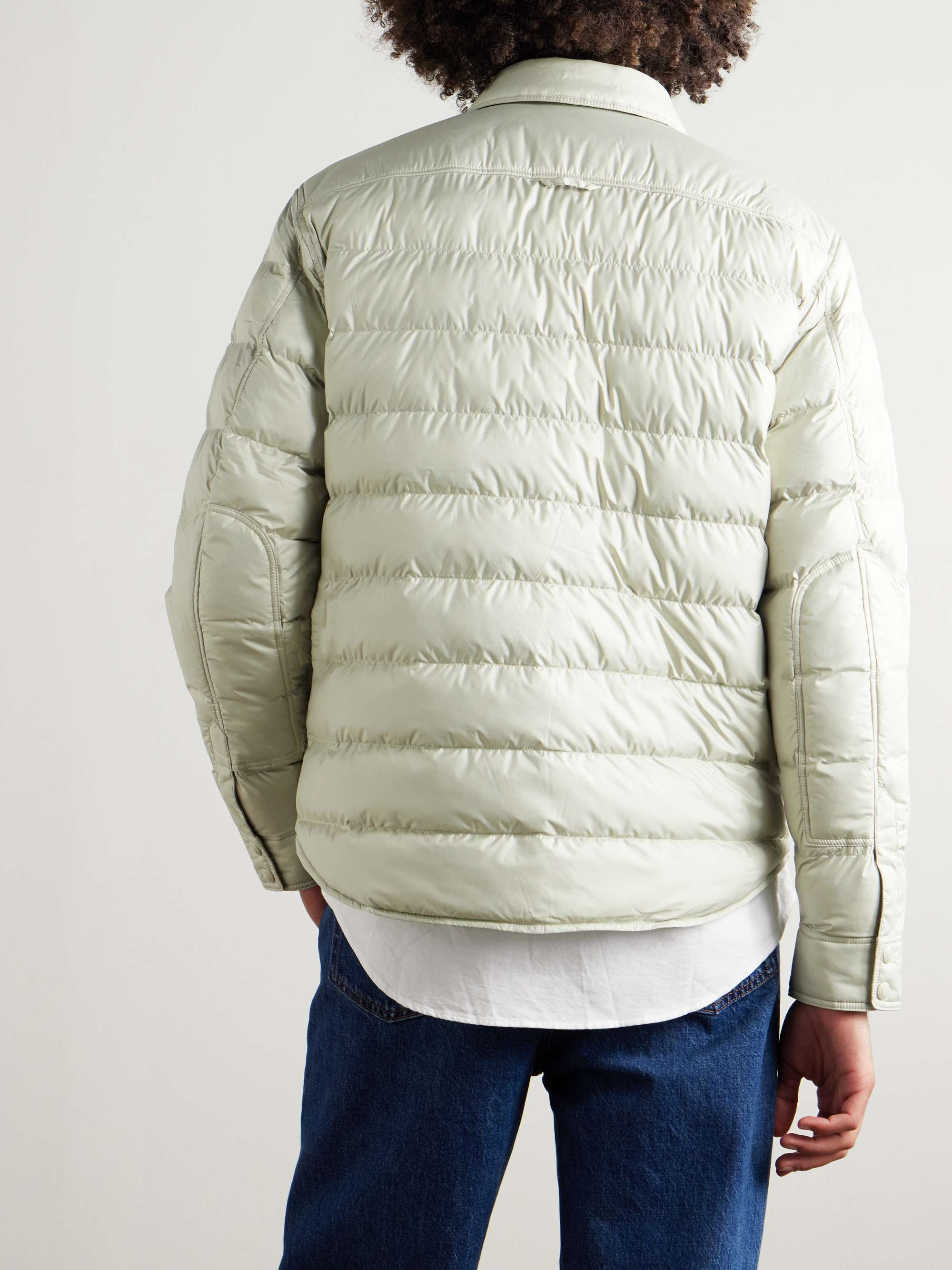 Slim-Fit Padded Quilted Shell Jacket view