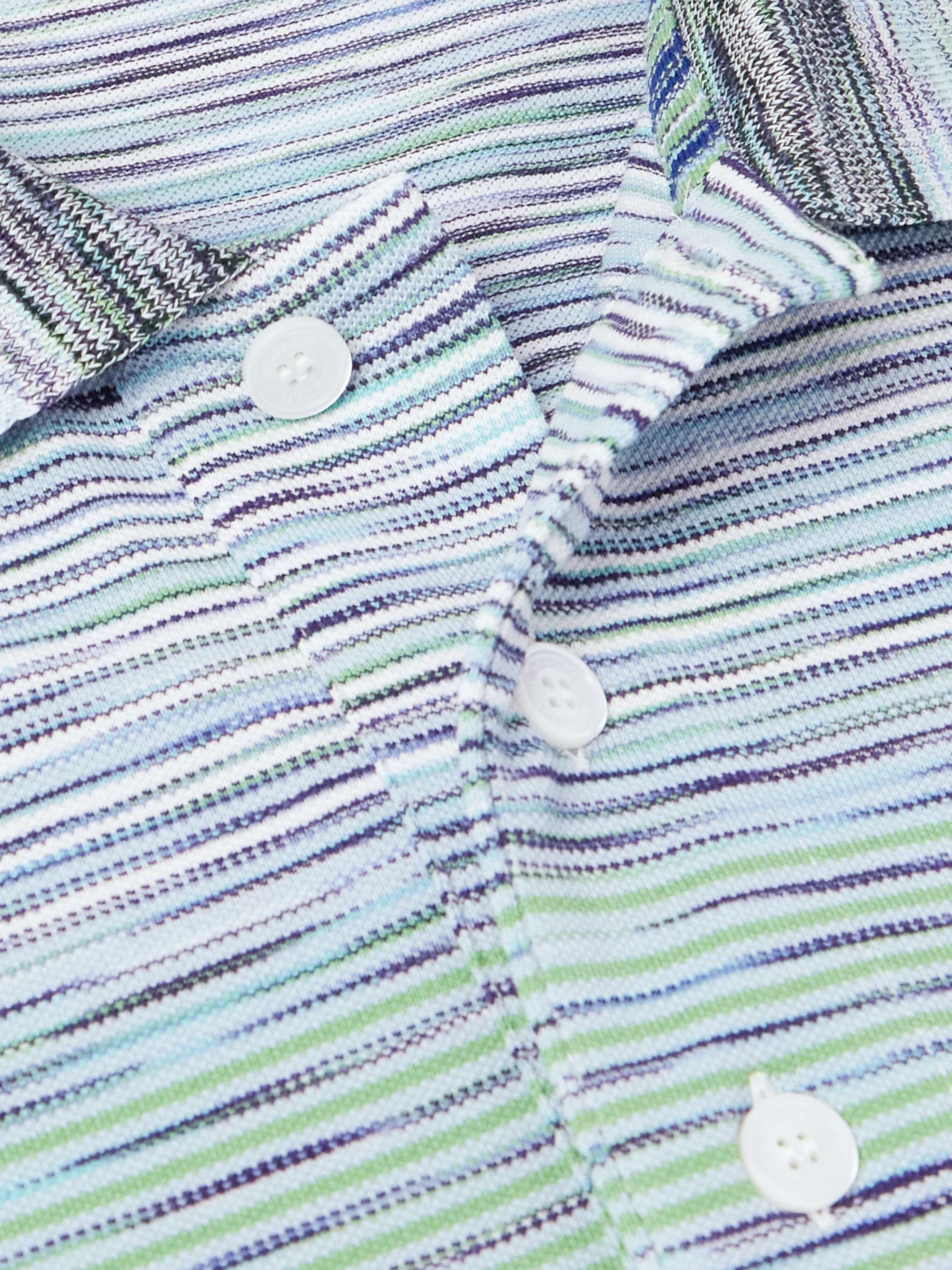 Space-Dyed Cotton-Piqué Polo-Shirt view