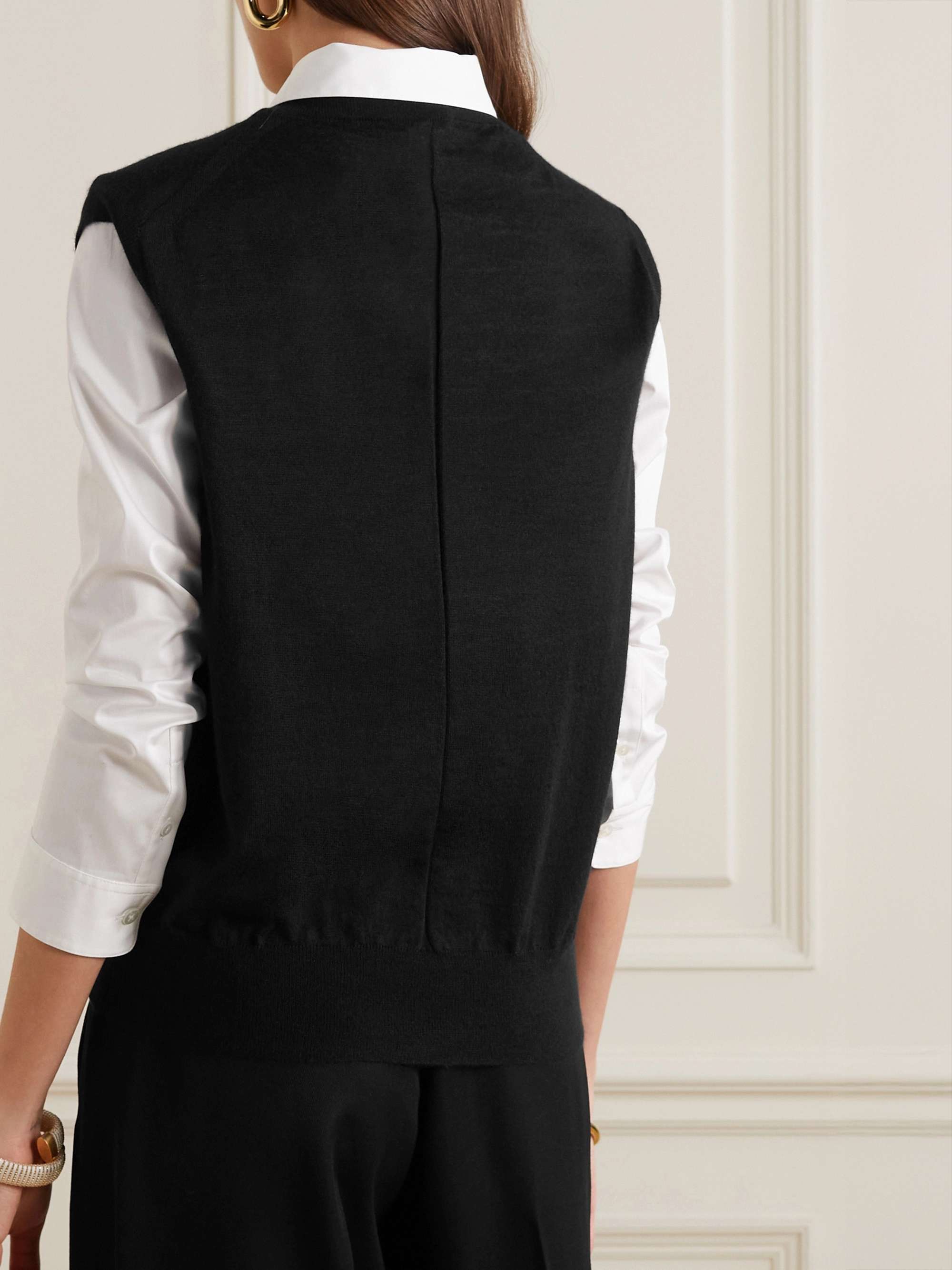 Balham cashmere top view