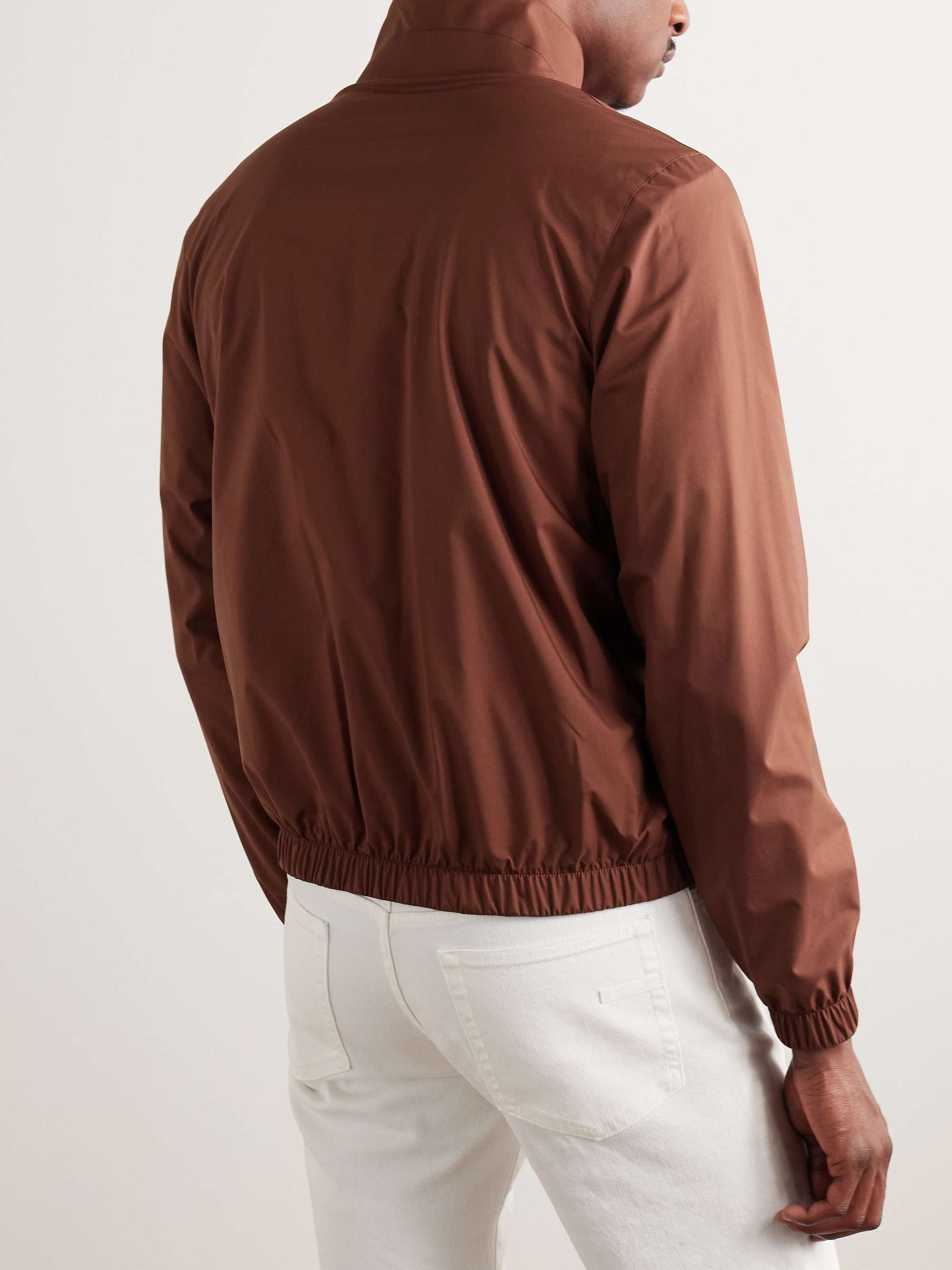 Reversible Padded Windmate® Storm System® Nylon and Cashmere Blouson Jacket view