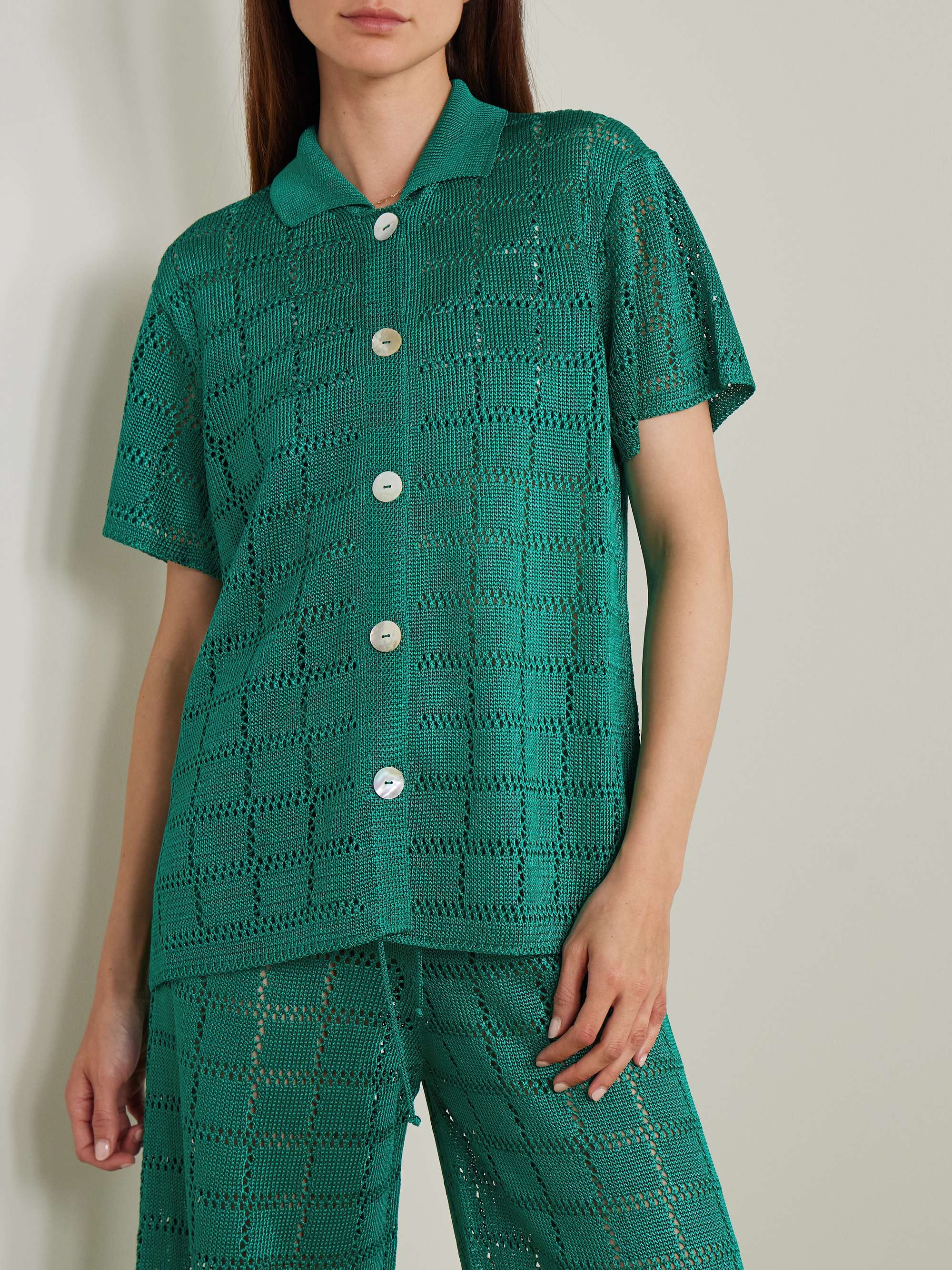 Crocheted shirt view