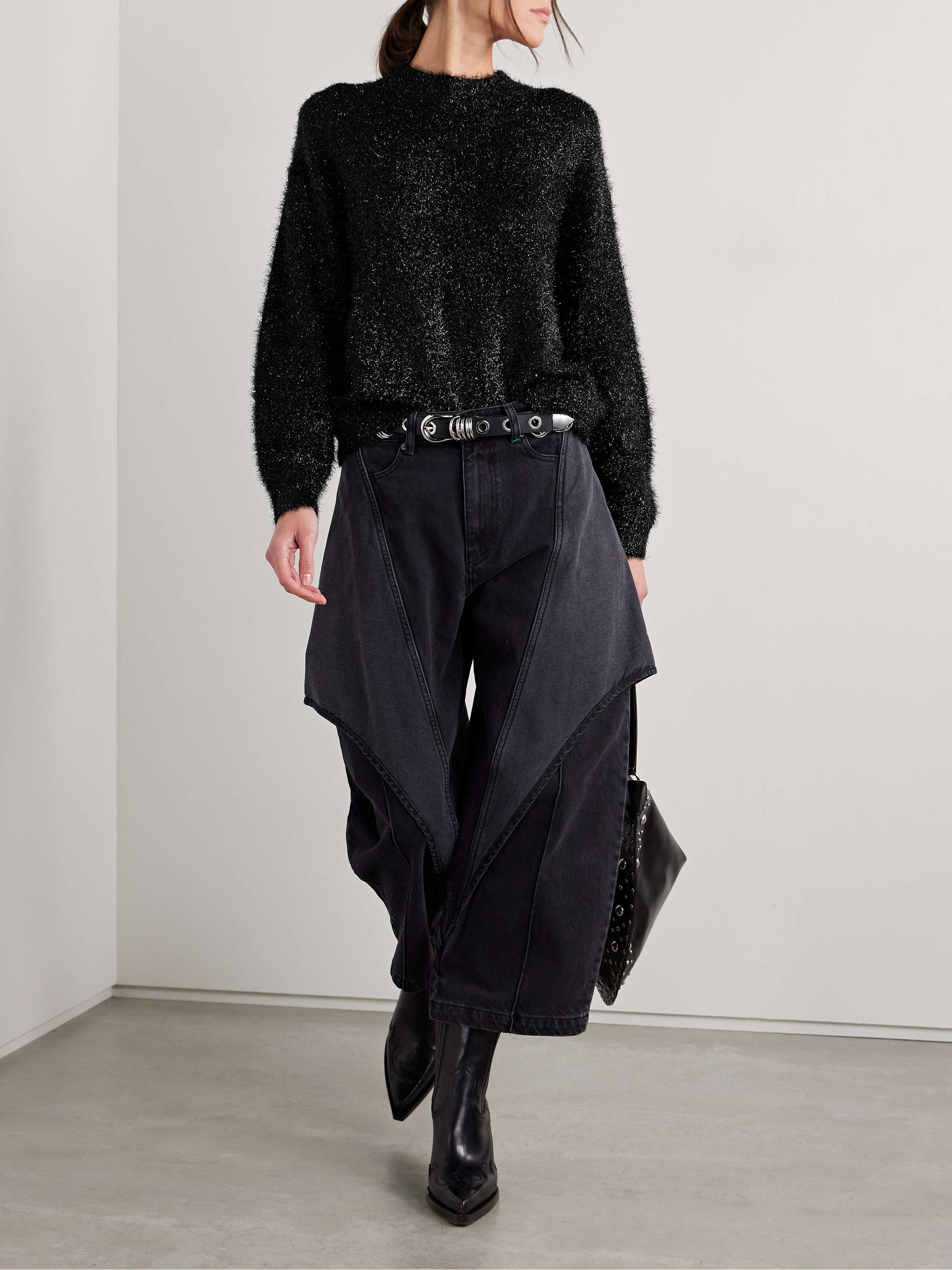 Sayers metallic tinsel sweater view
