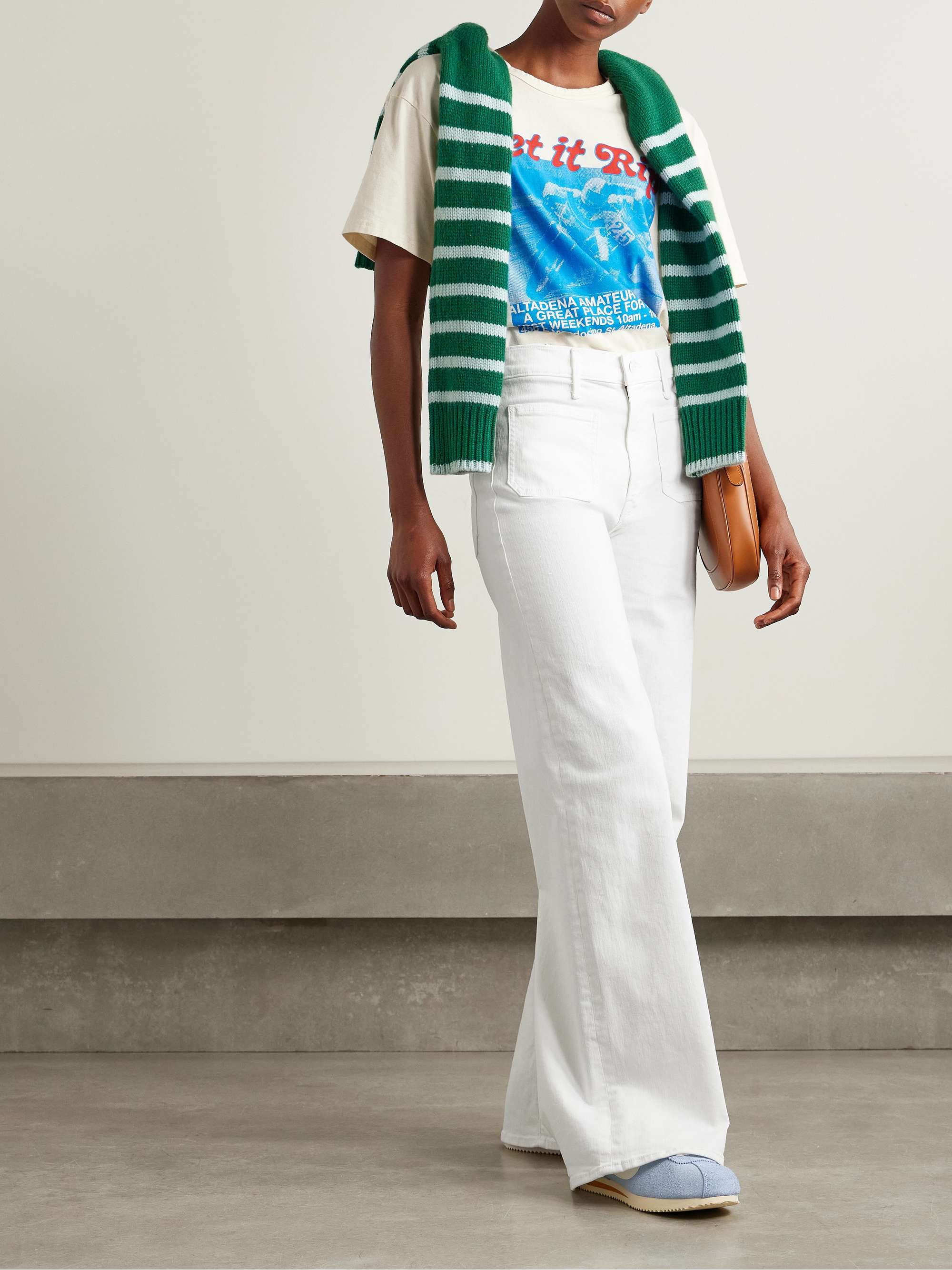 The Patch Pocket Undercover Sneak high-rise wide-leg jeans view
