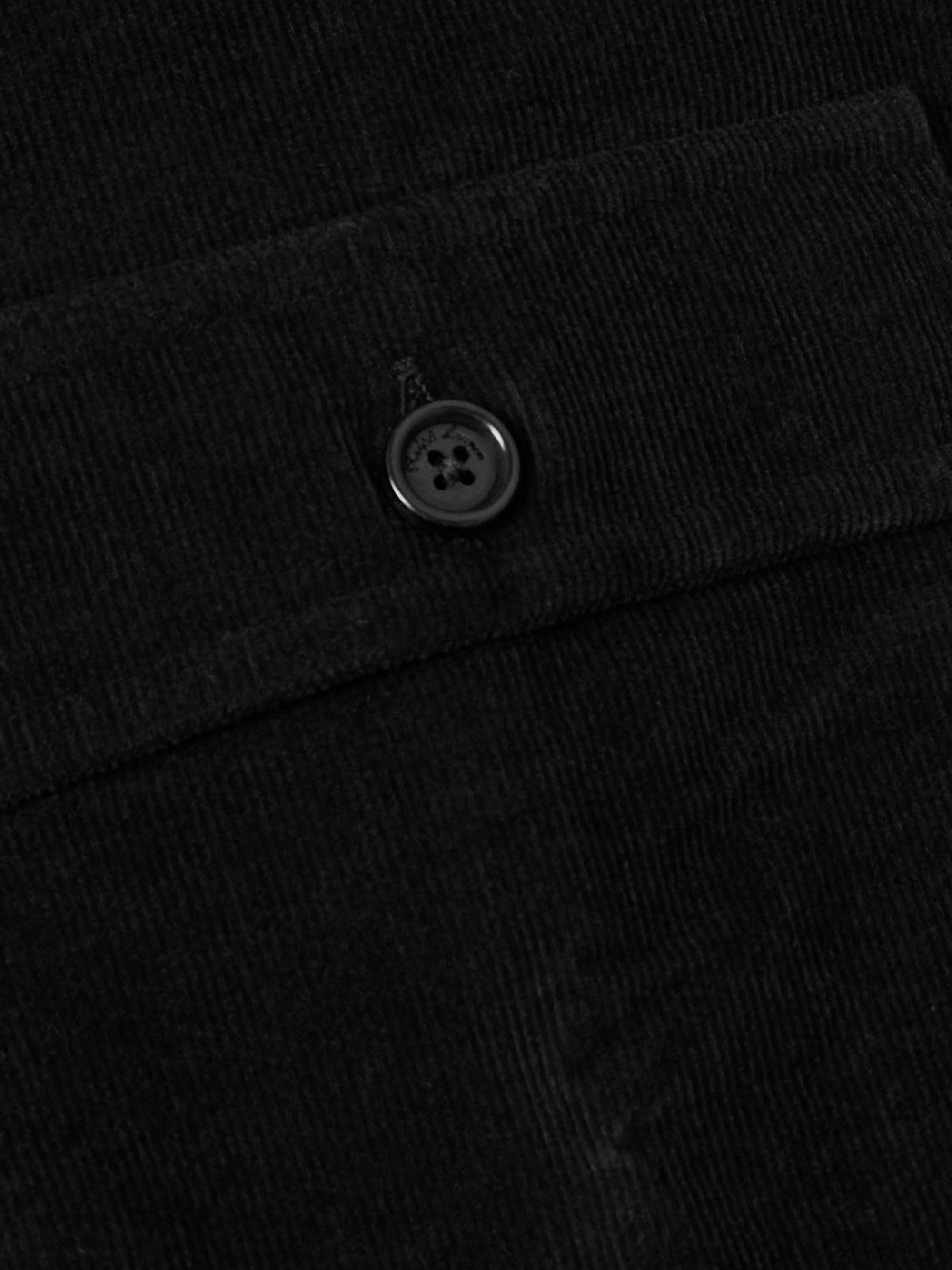 Cotton and Cashmere-Blend Corduroy Shirt view