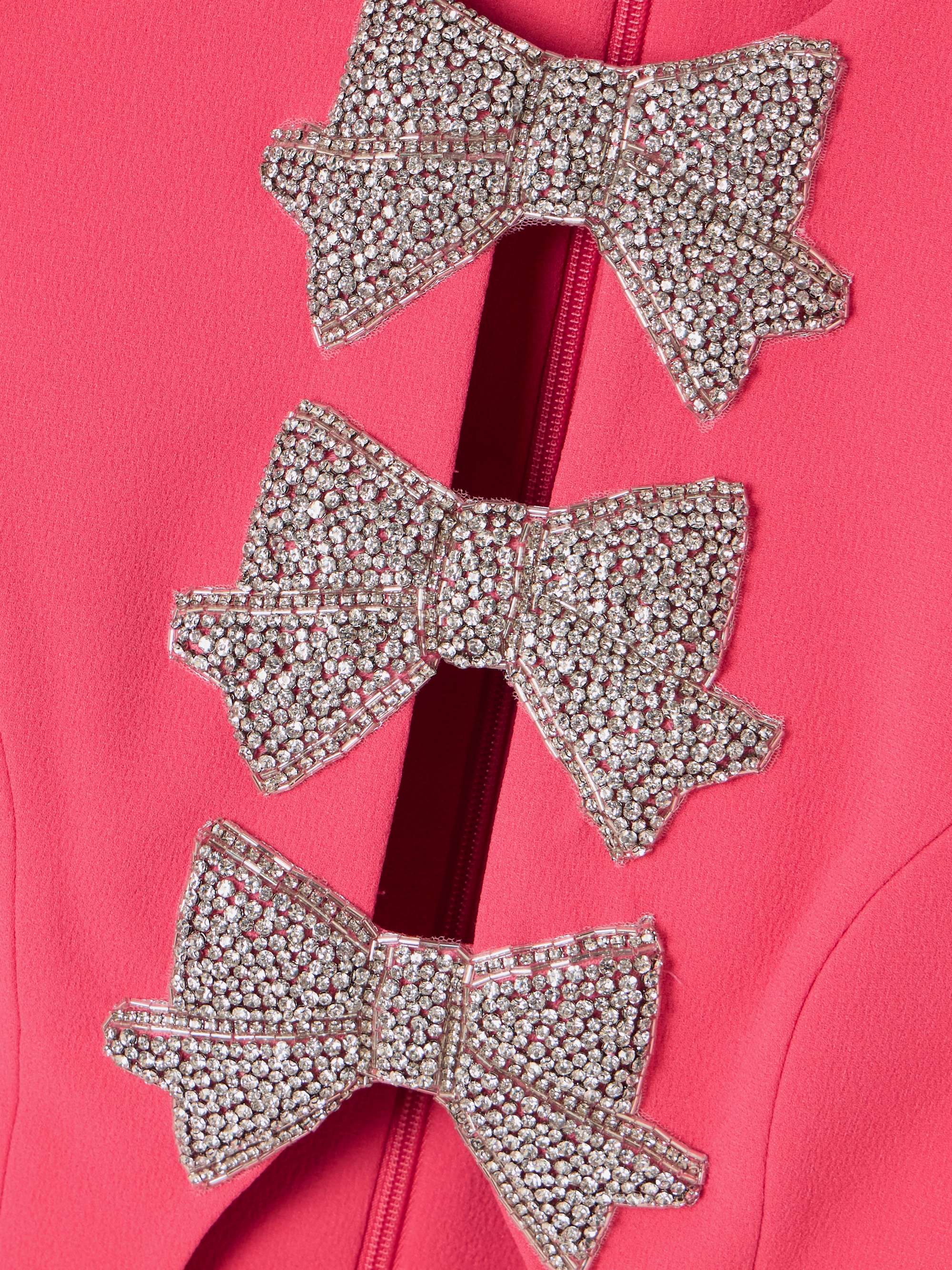 Posey cutout embellished cady midi dress view