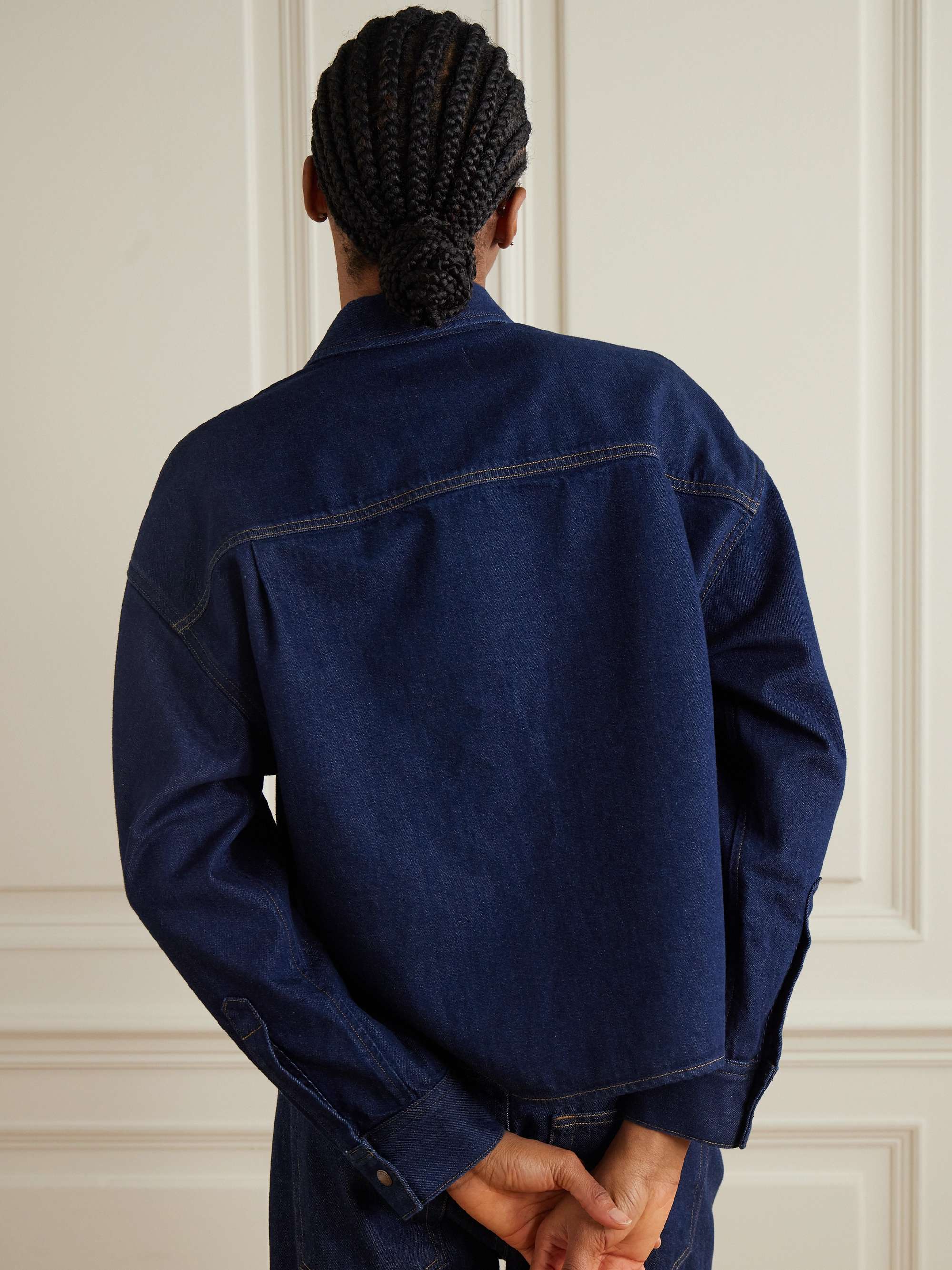 Maya denim shirt view