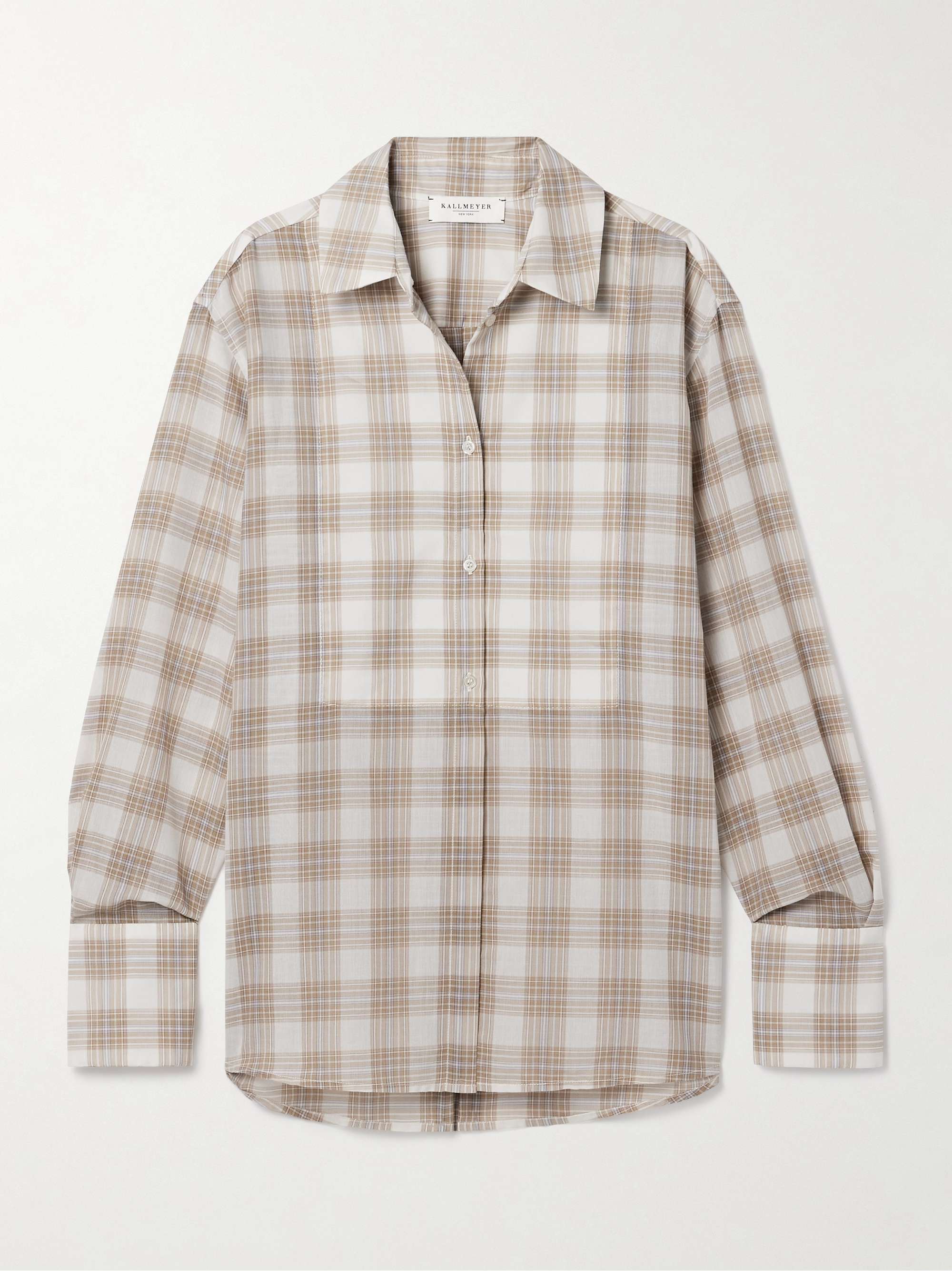 Chloé checked voile shirt view