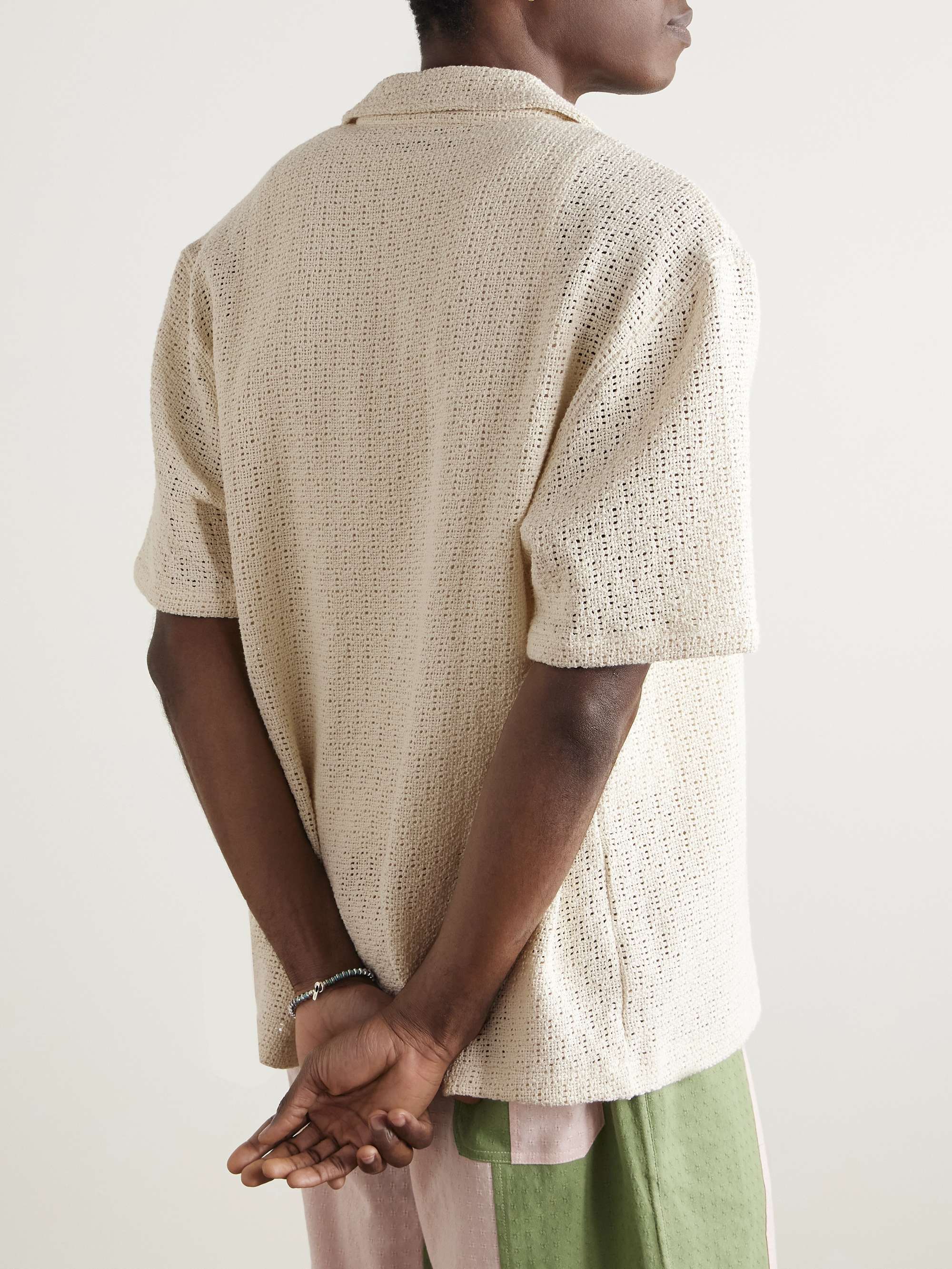 Holiday Camp-Collar Cotton Shirt view