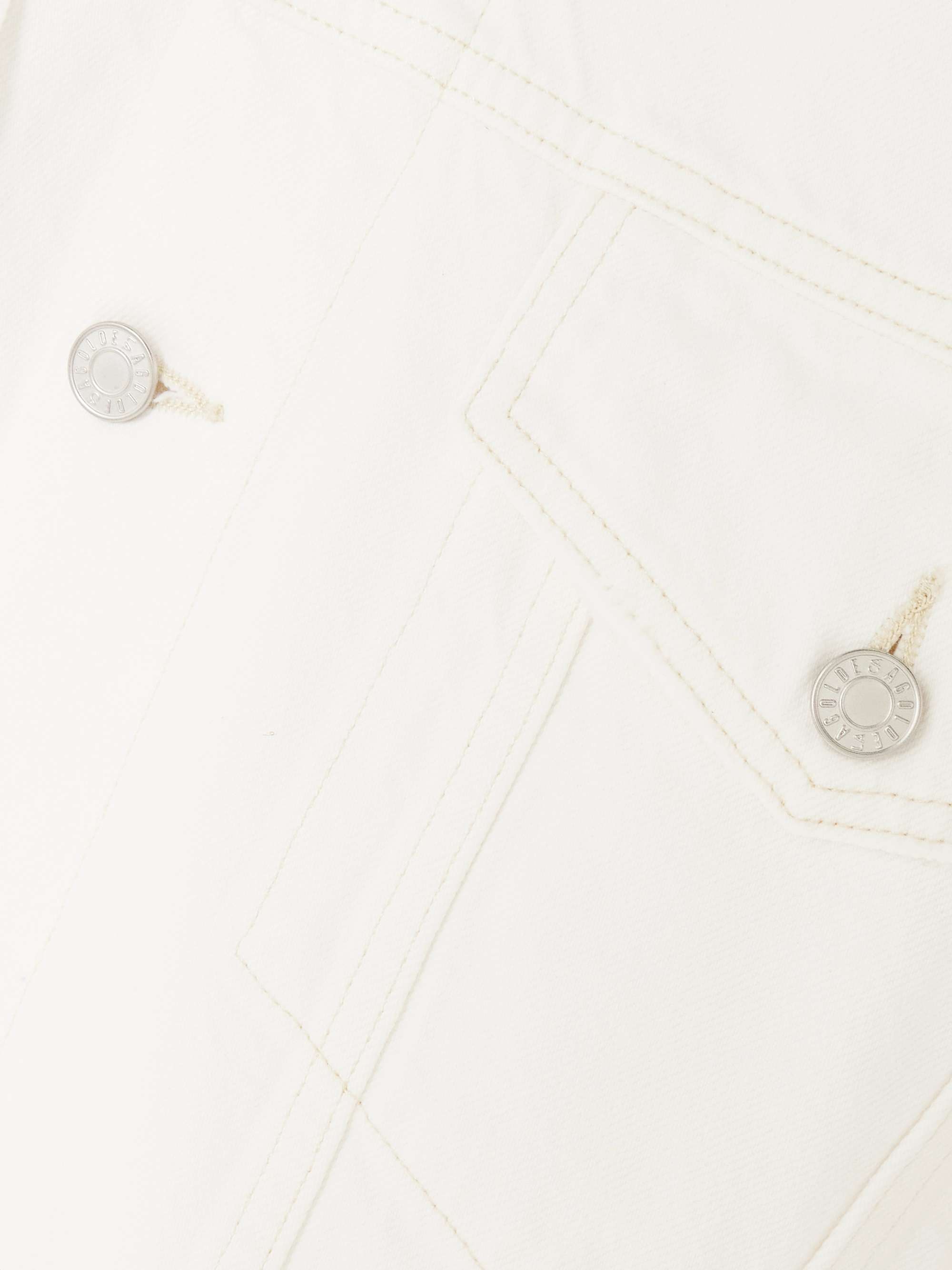 Palmer cropped recycled-denim jacket view