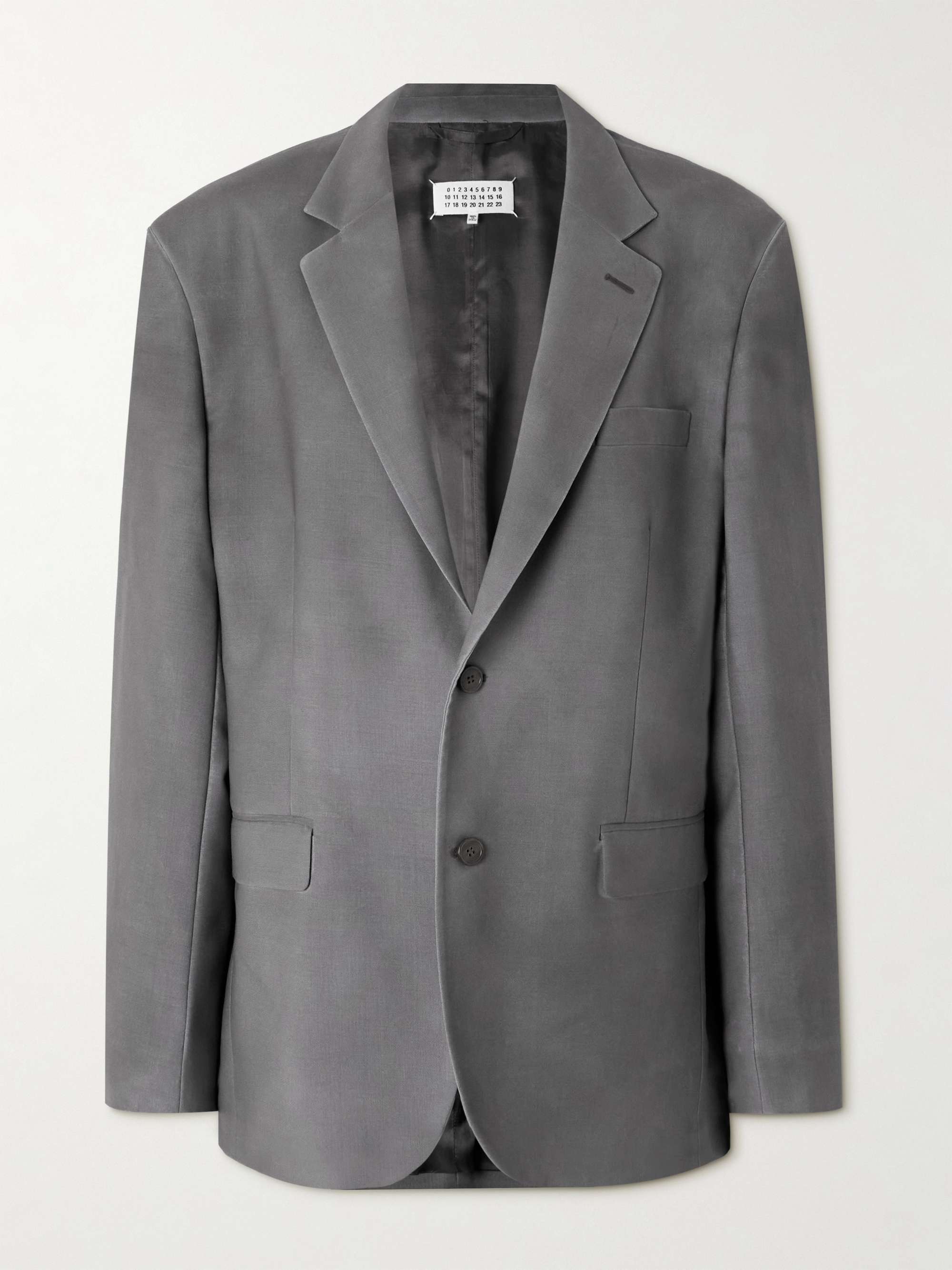 Oversized mohair and wool-blend blazer view