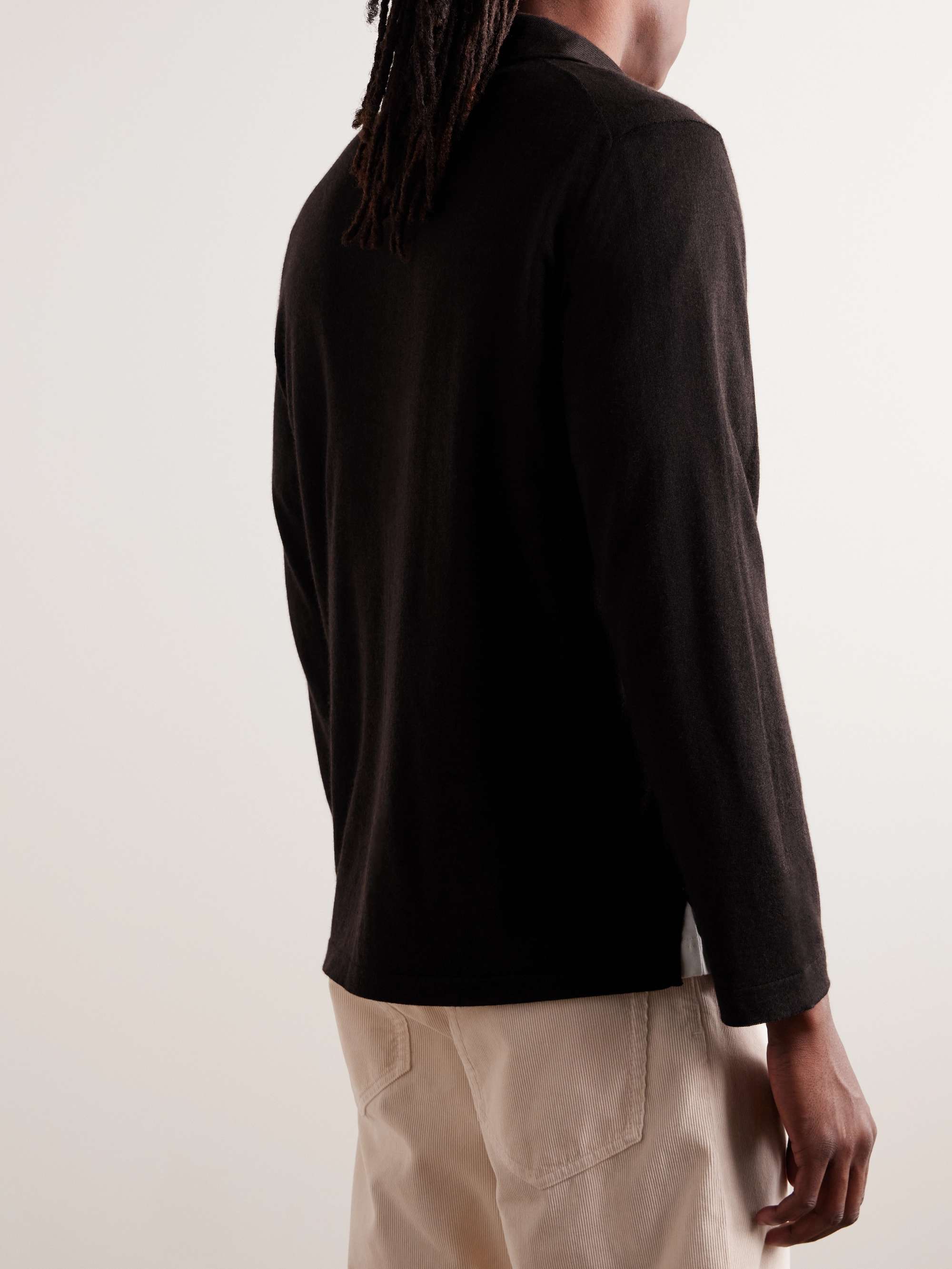 Carlo Cashmere and Silk-Blend Shirt view