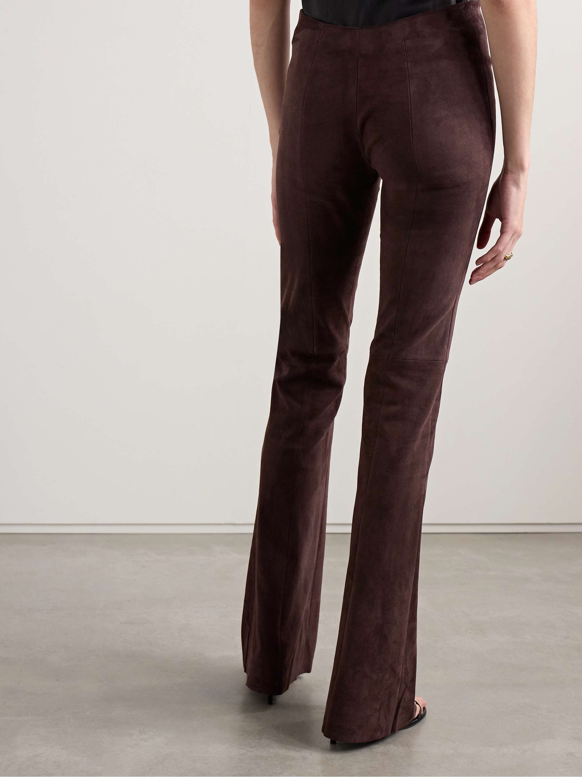 Gégé suede flared pants view