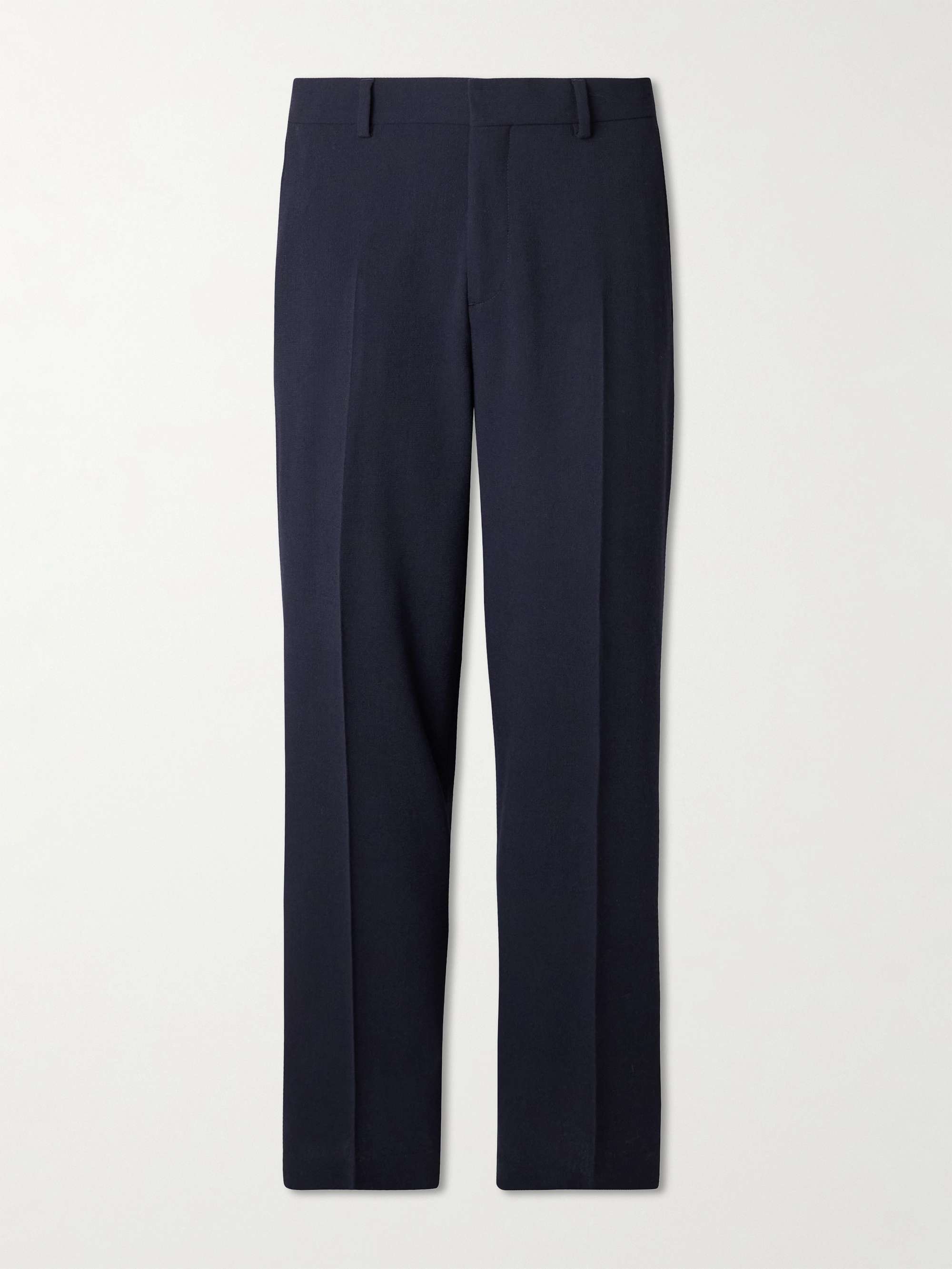 Arthur Wide-Leg Wool-Crepe Trousers view