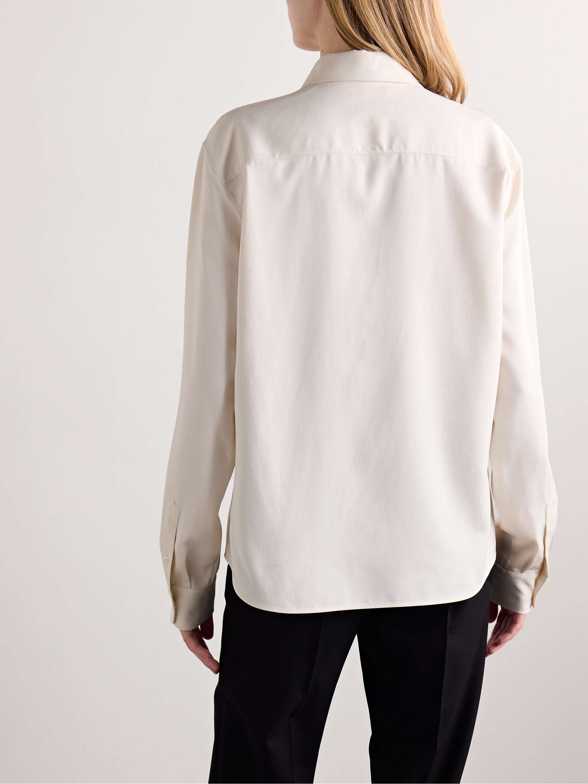 Maigret washed-silk shirt view