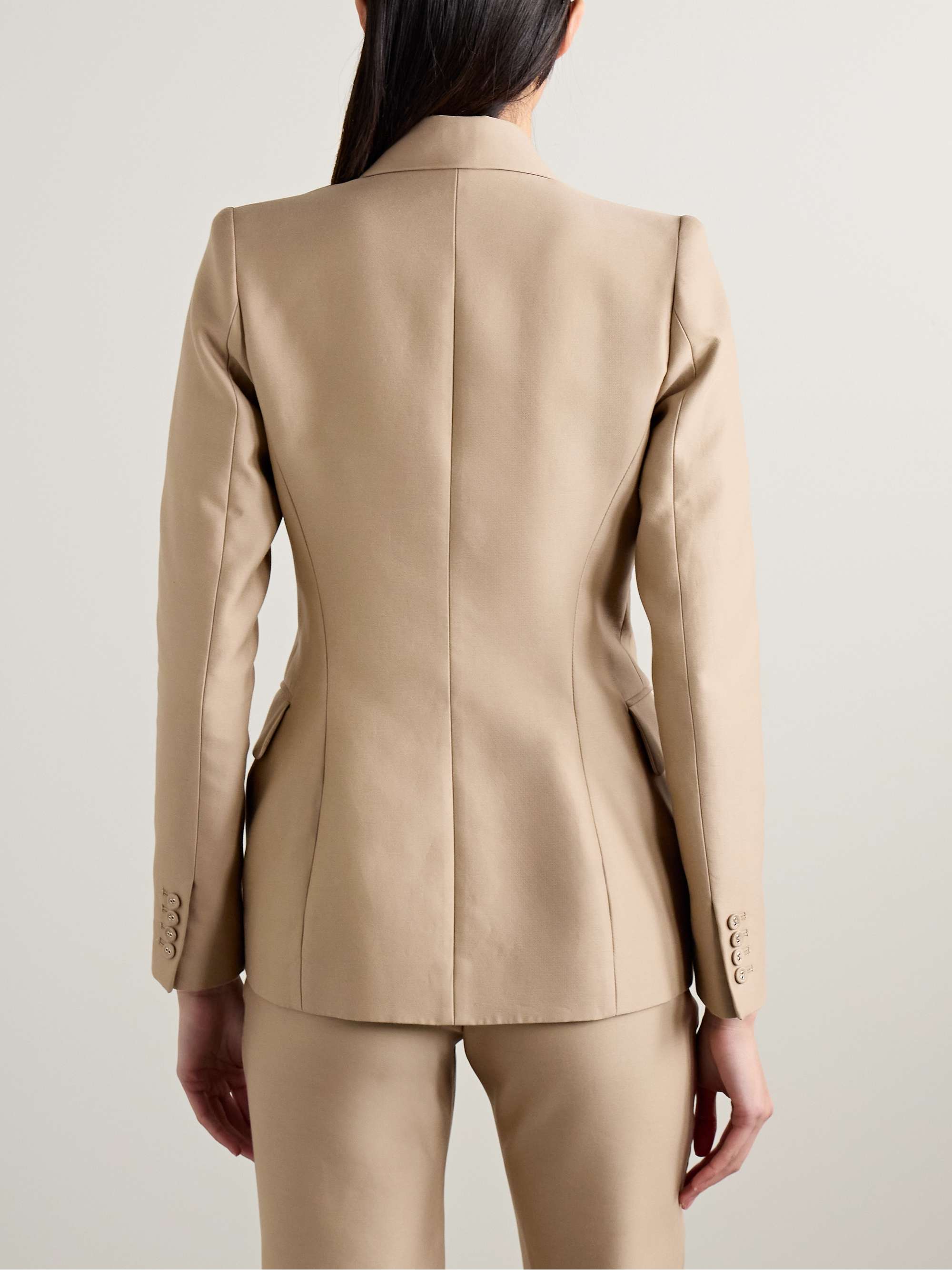 Moro cotton and silk-blend blazer view