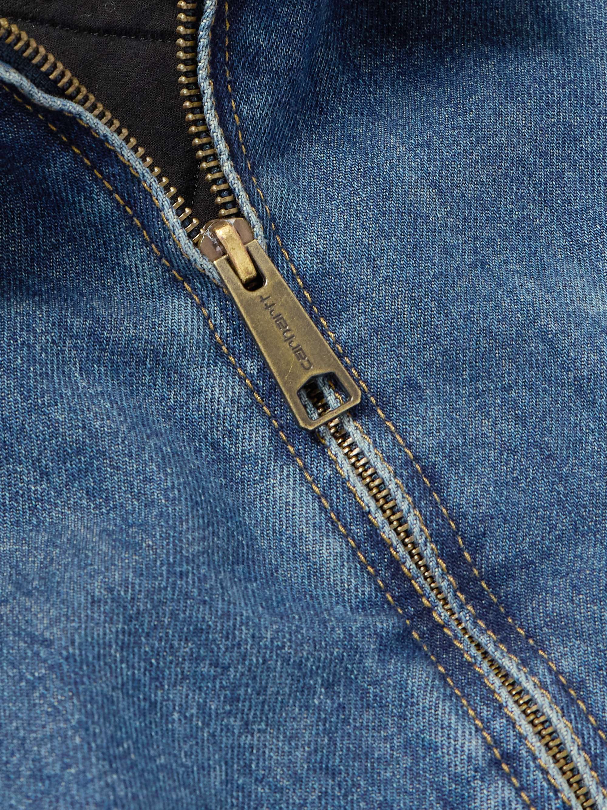 OG Detroit Corduroy-Trimmed Padded Denim Jacket view