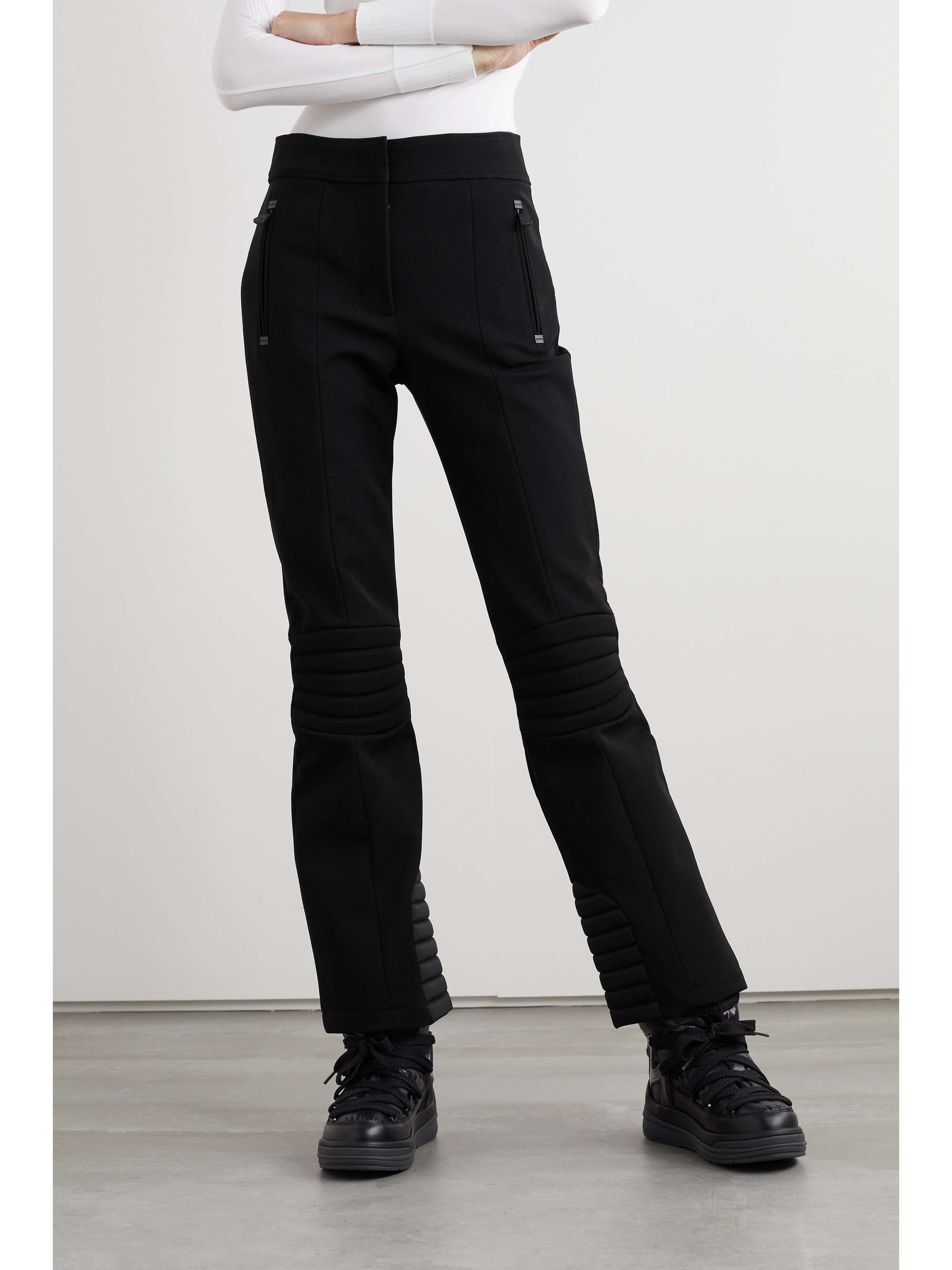 Sportivo quilted stretch-twill flared ski pants view