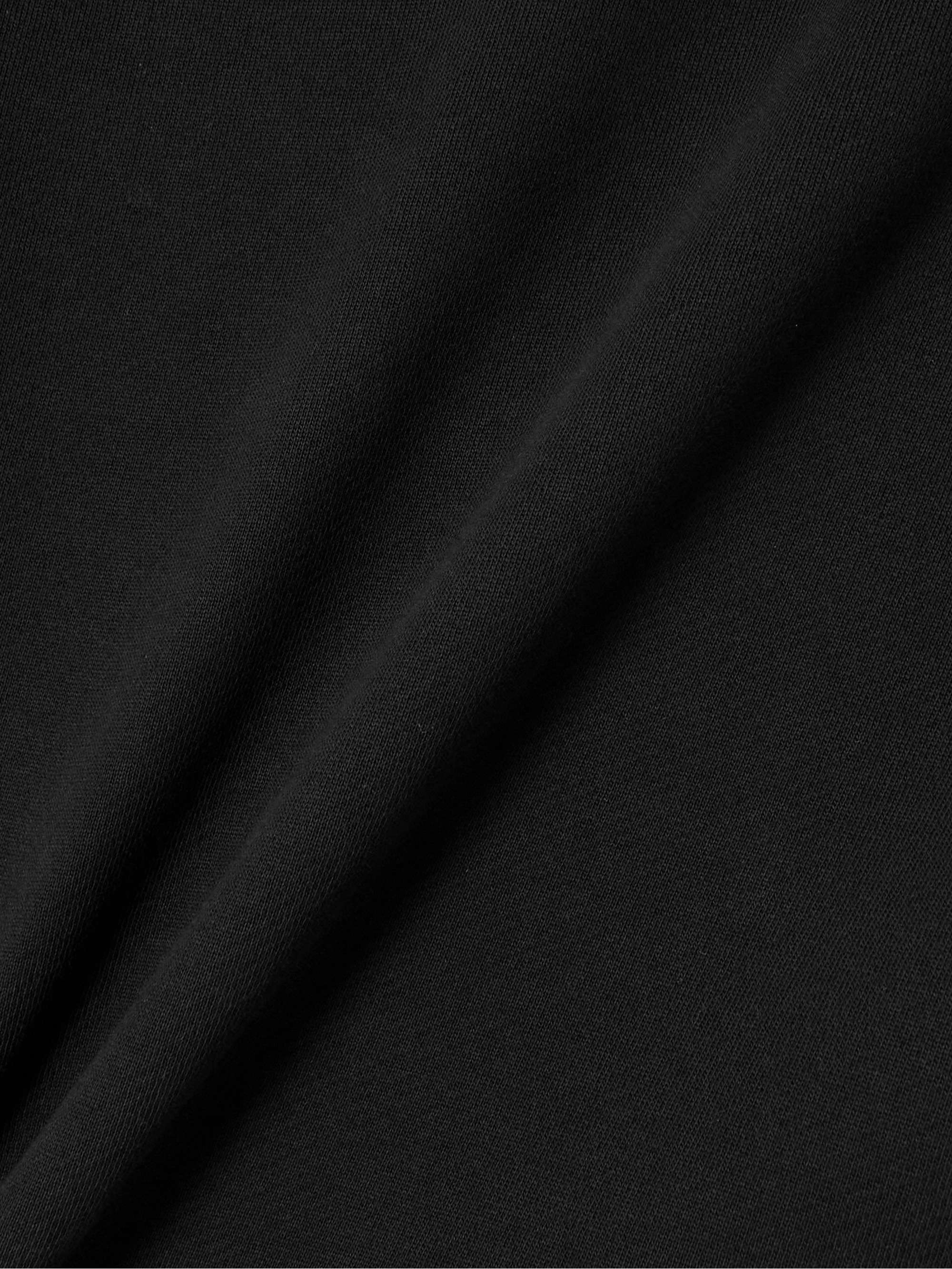 Paneled shell and cotton-jersey sweatshirt view