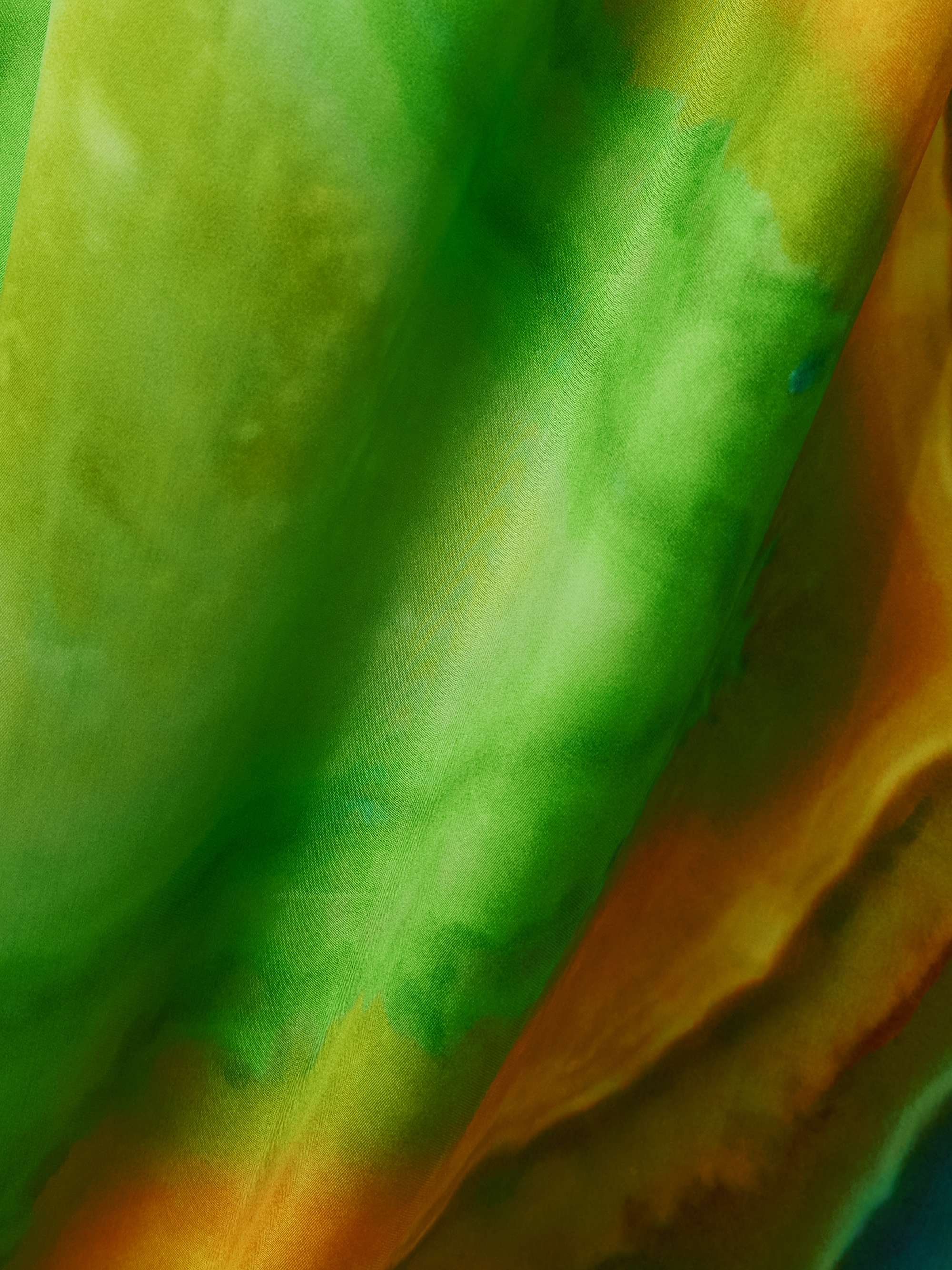 Iris strapless printed satin maxi dress view
