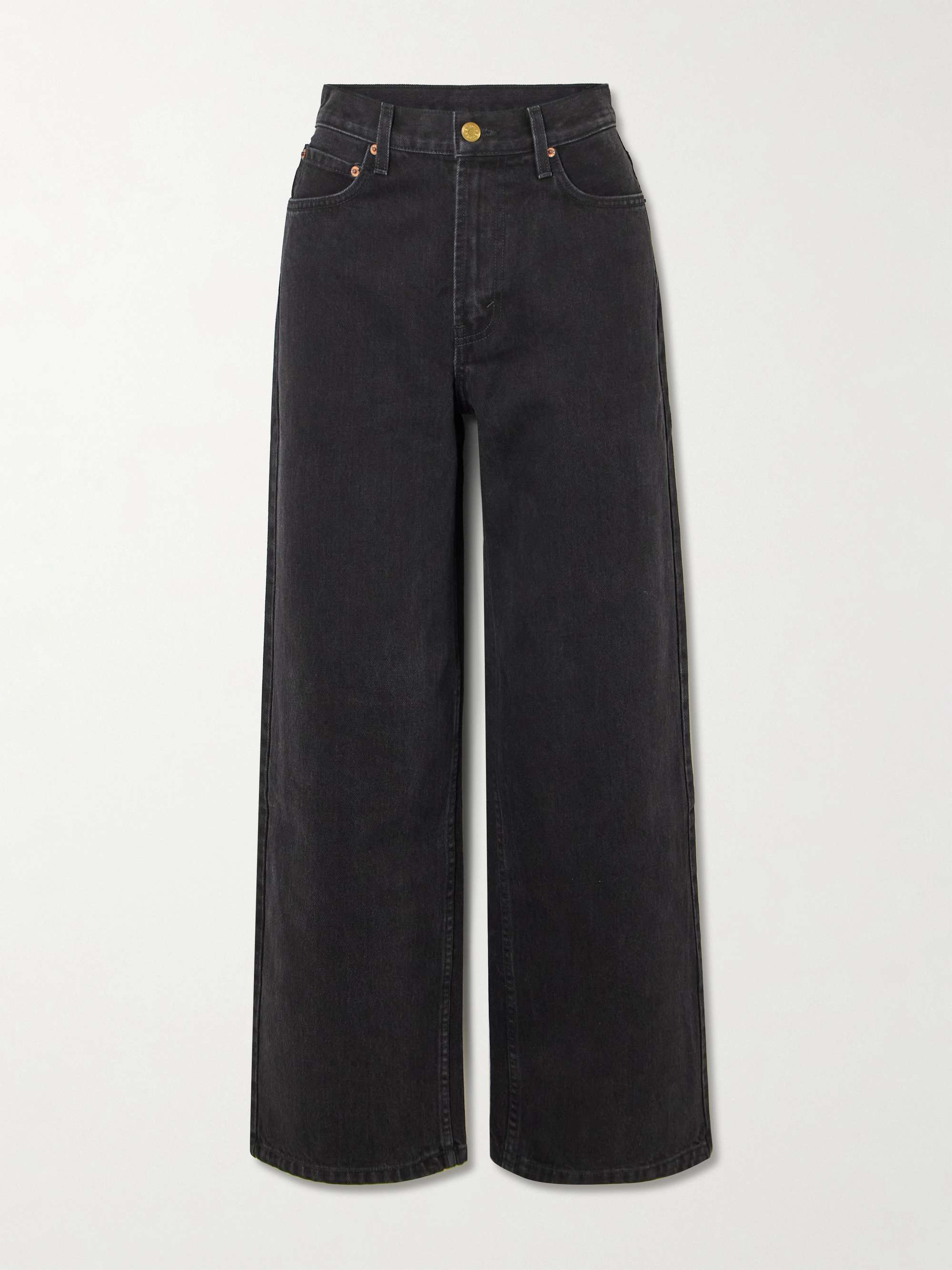 Elissa high-rise wide-leg jeans view