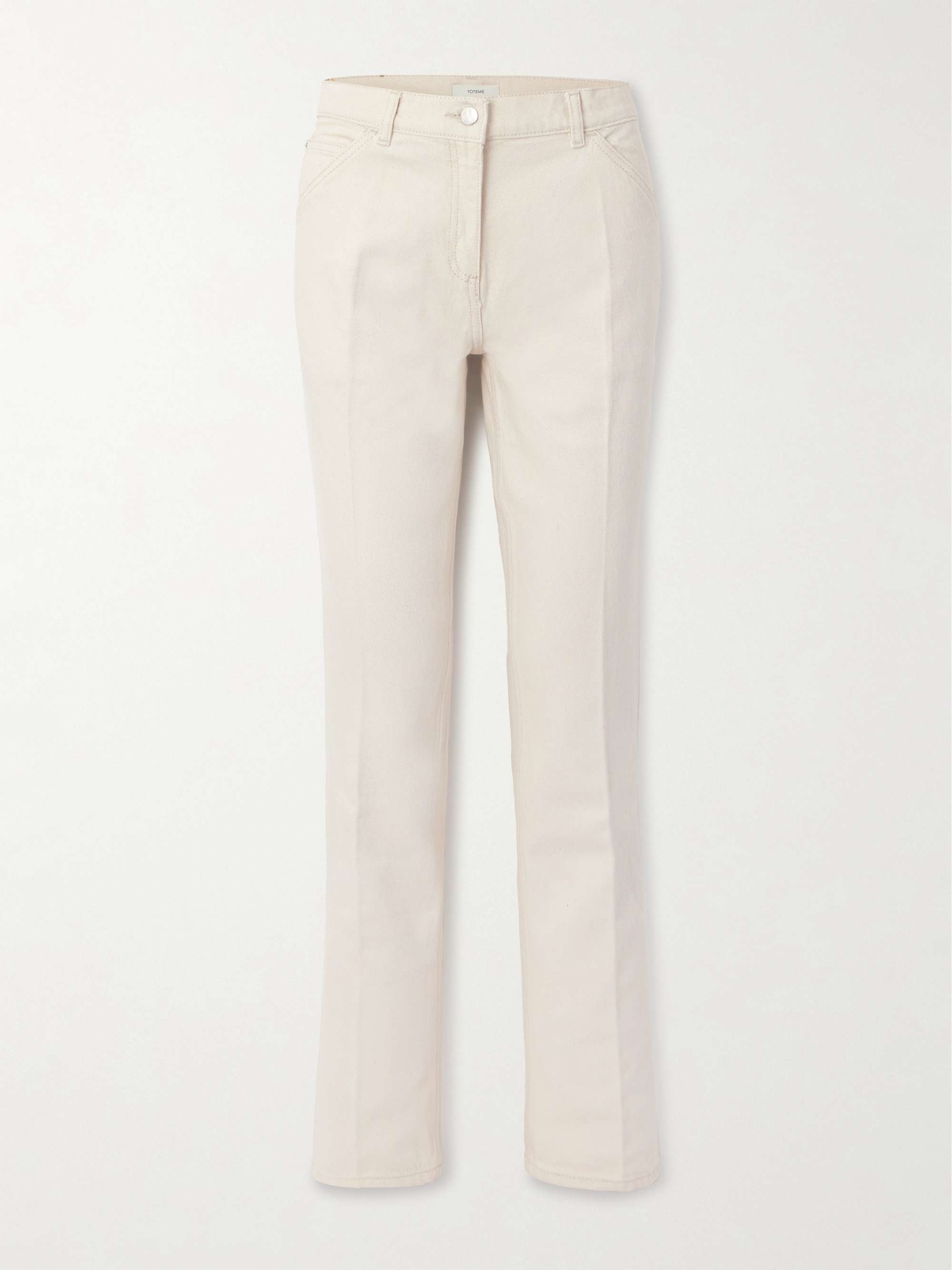 Organic low-rise slim-leg jeans view