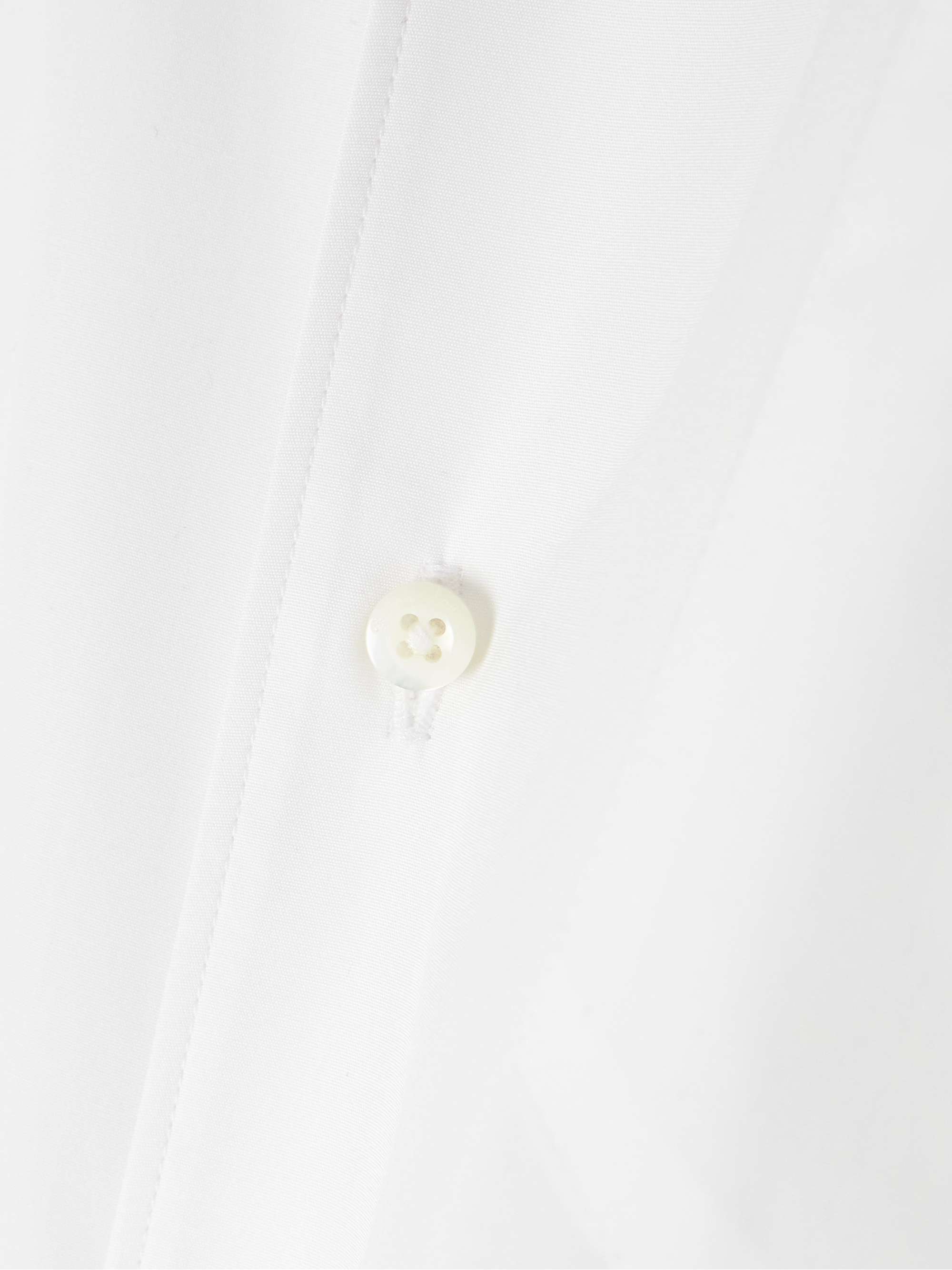 Damien embroidered cotton-poplin shirt view