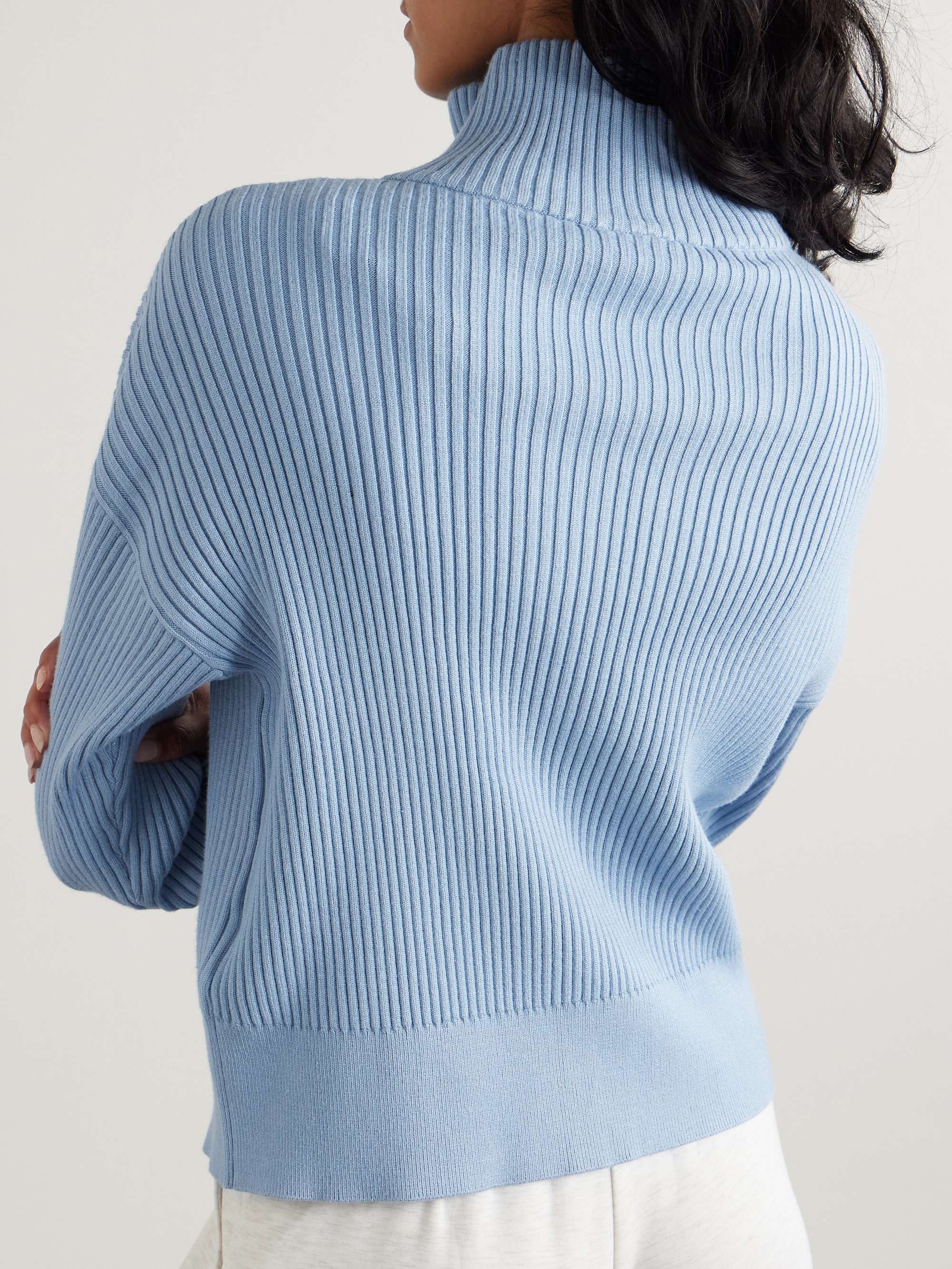 Janie ribbed-knit sweater view