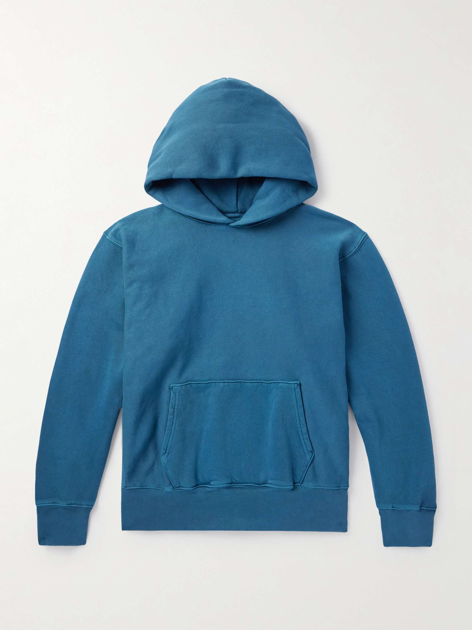 Garment-Dyed Cotton-Jersey Hoodie view