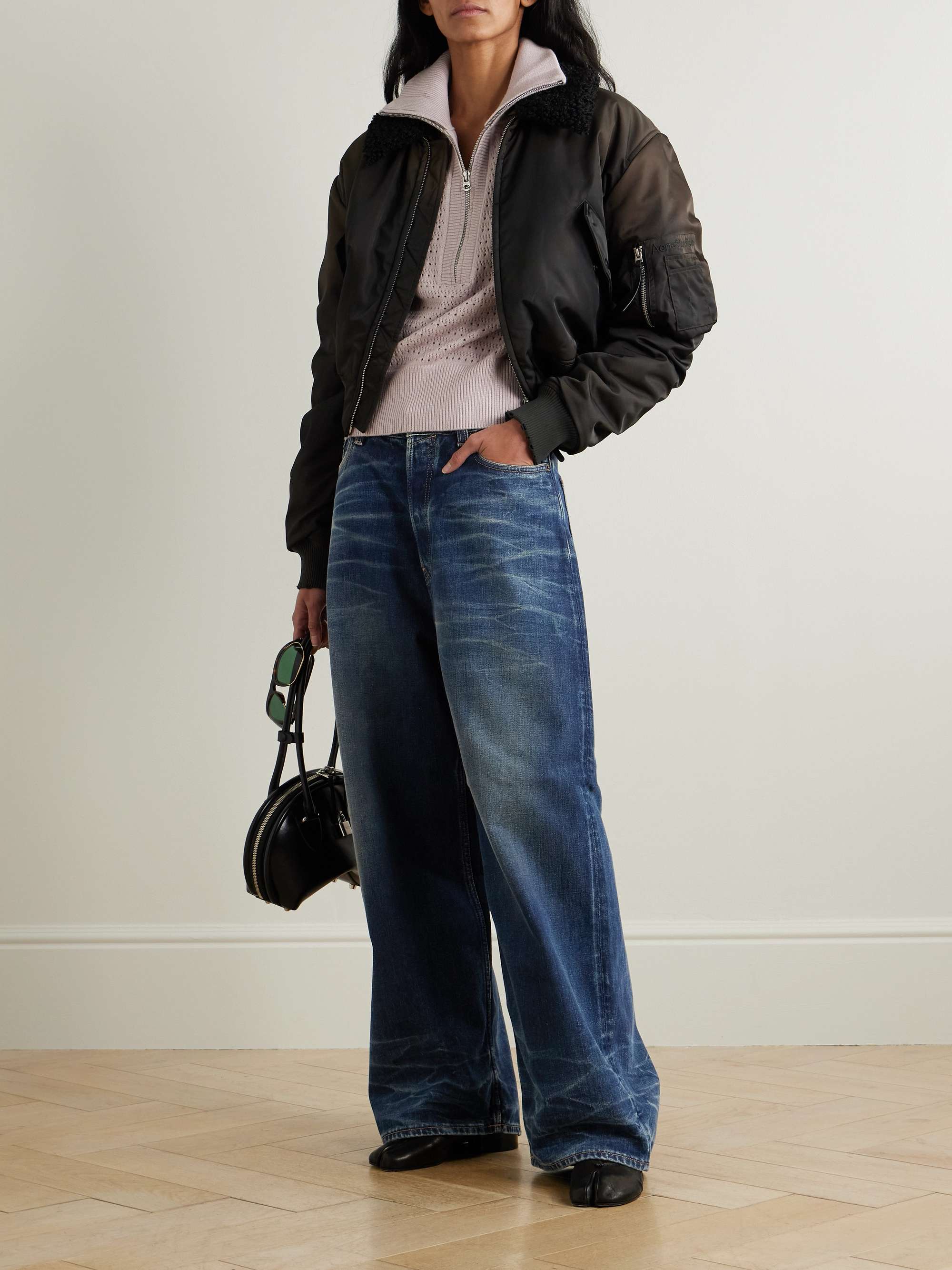 2023 mid-rise wide-leg jeans view