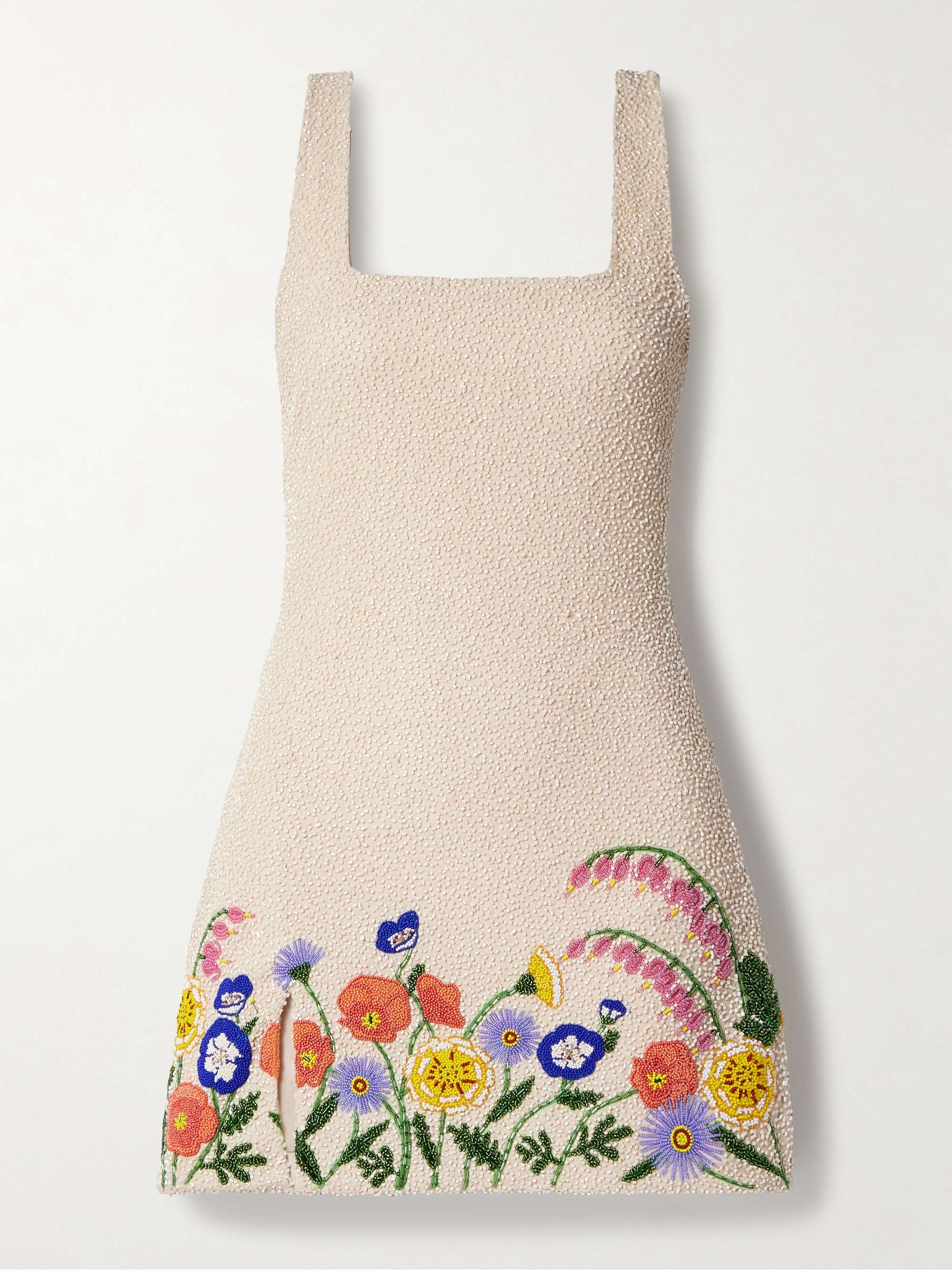 Le Sable bead-embellished mesh mini dress view