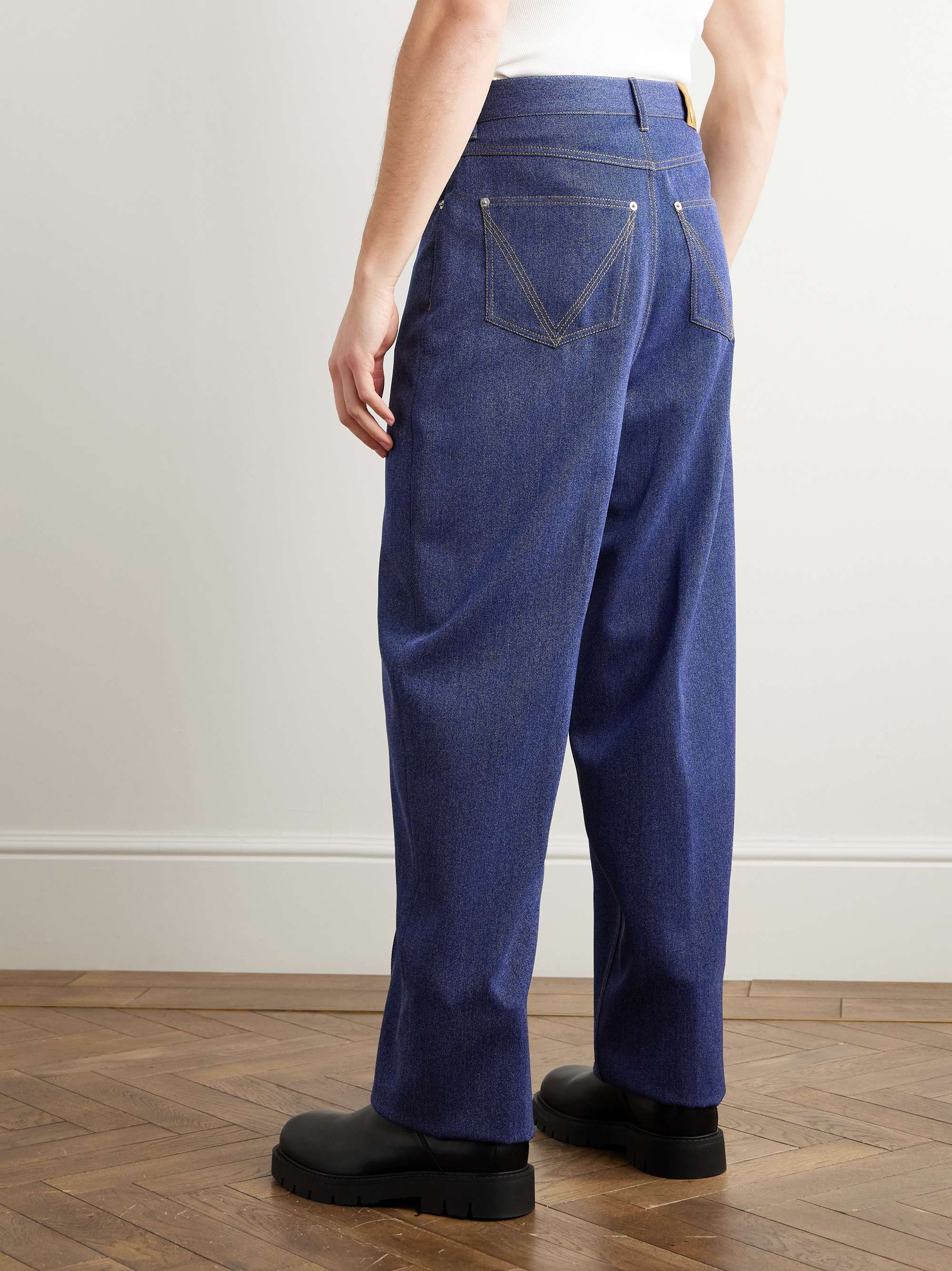 Wool and Cotton-Blend Drill Trousers view