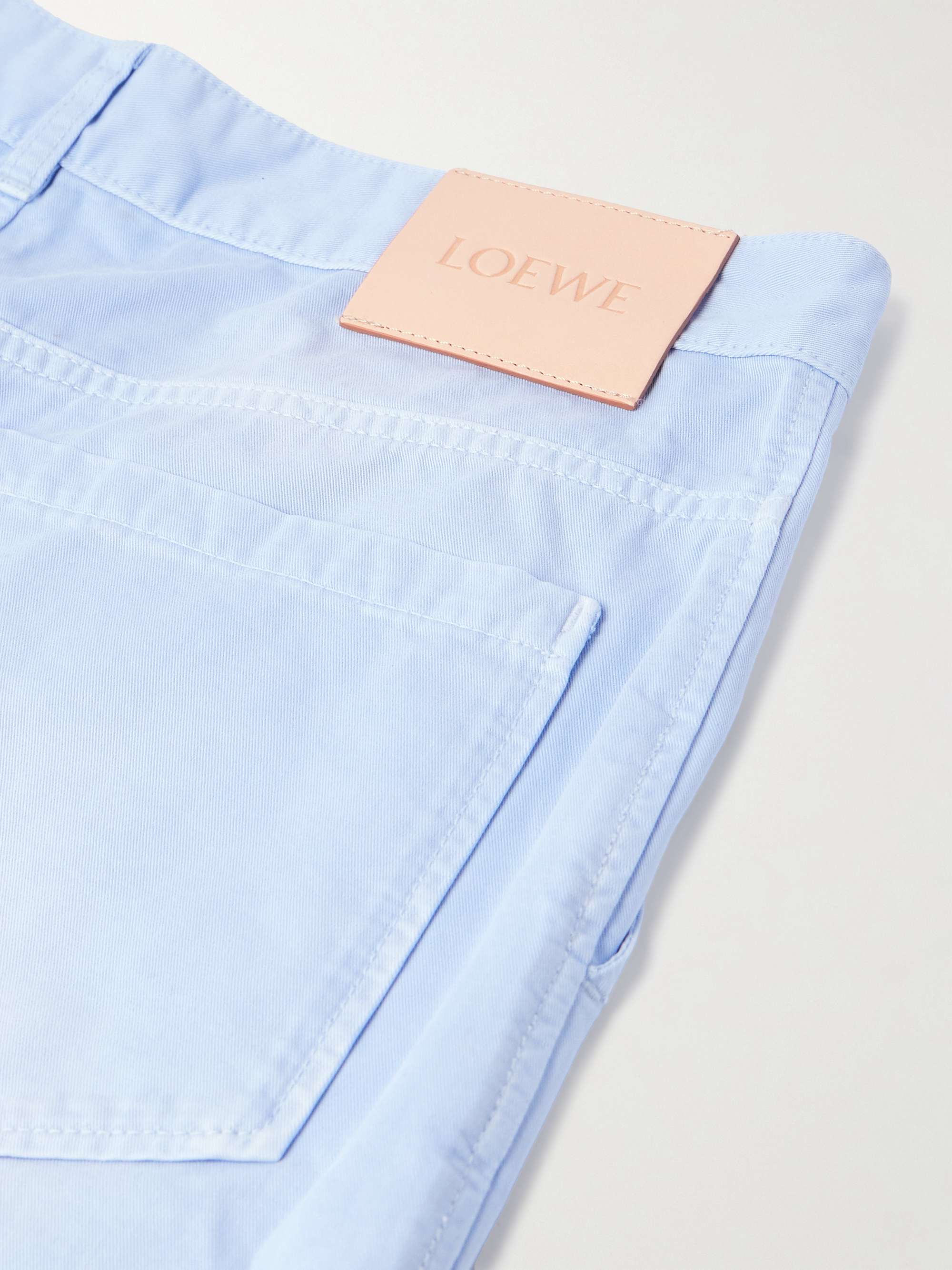 + Paula's Ibiza Straight-Leg Cotton-Twill Shorts view