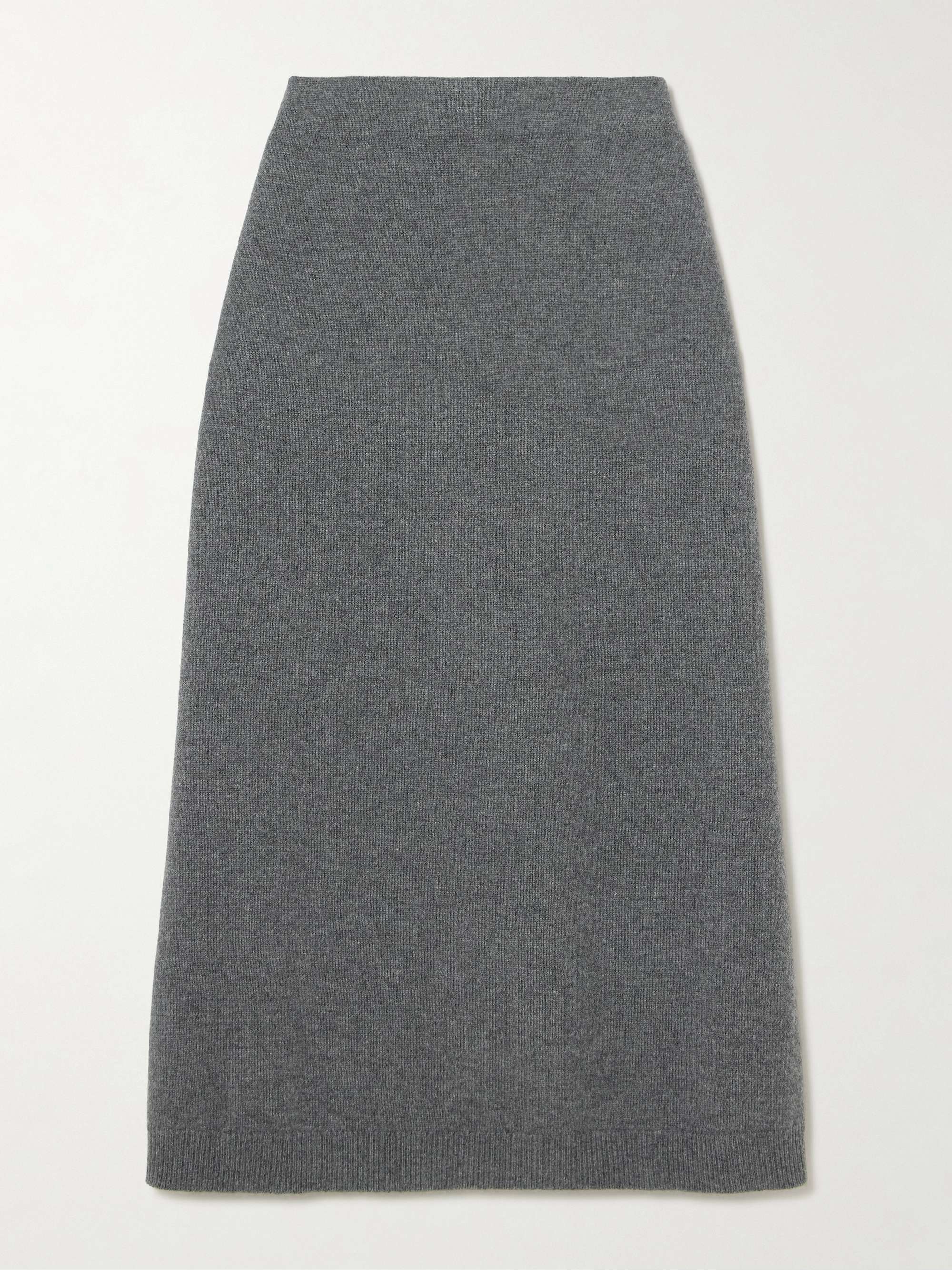 Cashmere midi skirt view