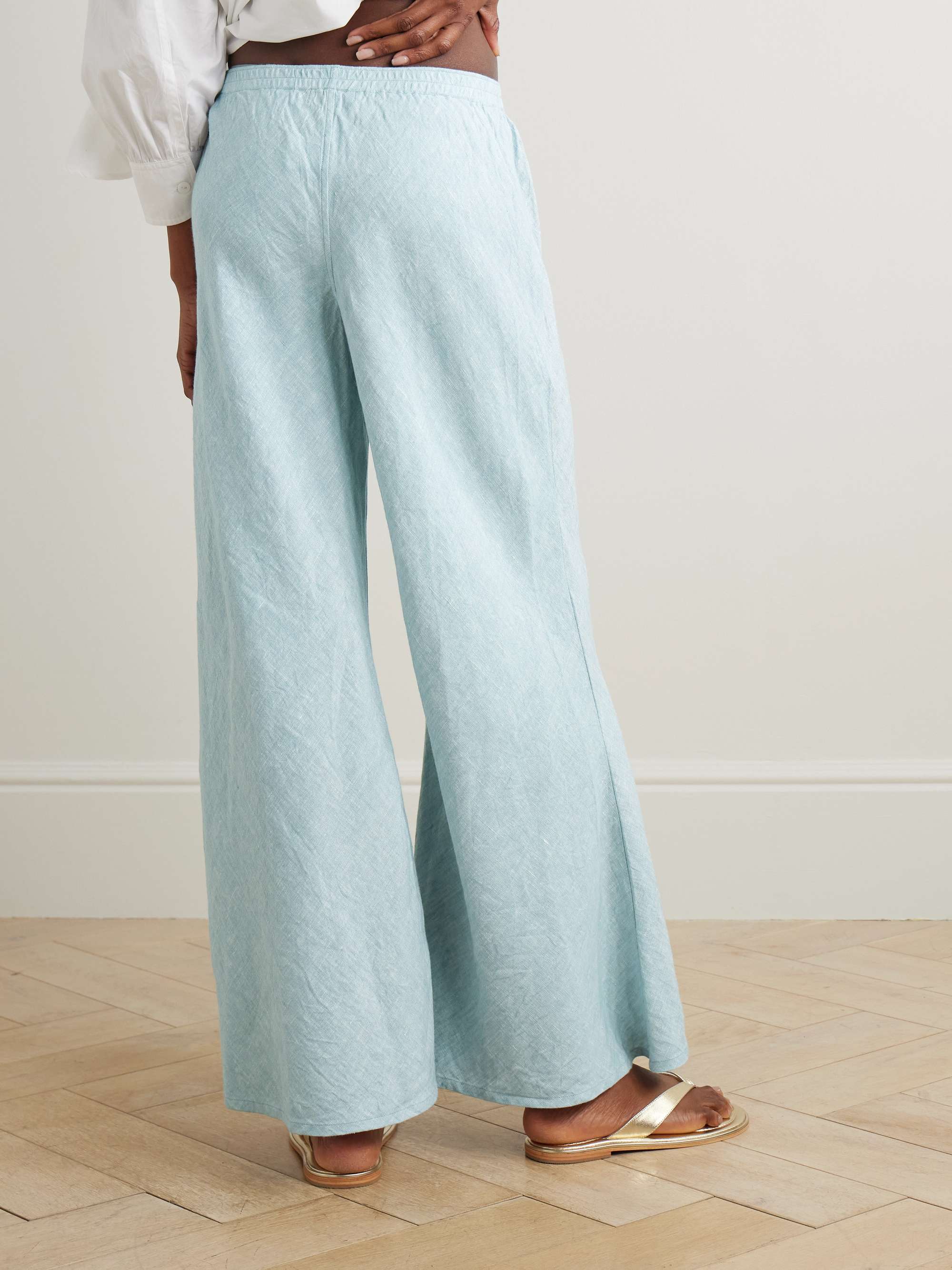Anesi linen flared pants view