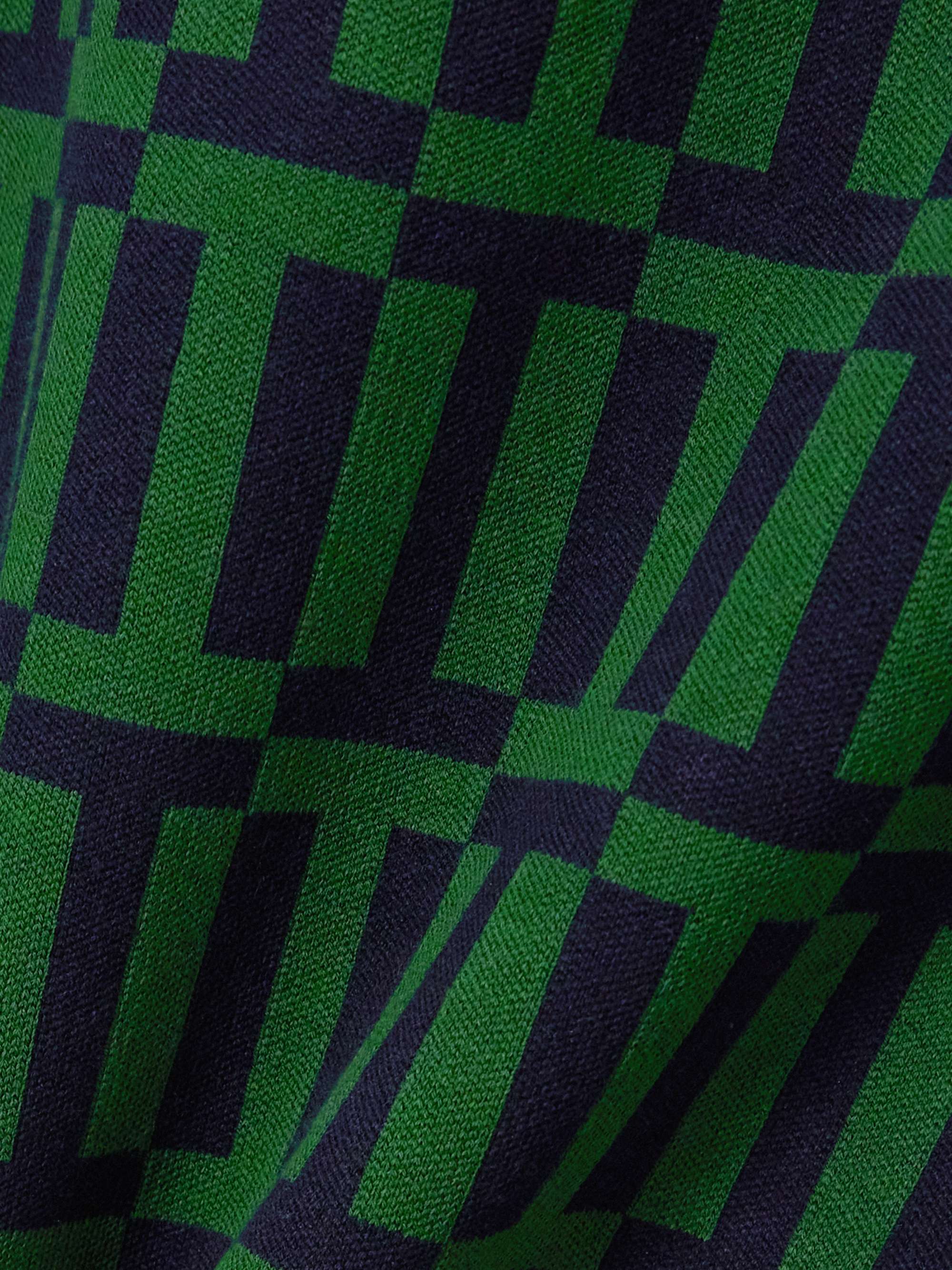 Asher cotton-blend jacquard tank view