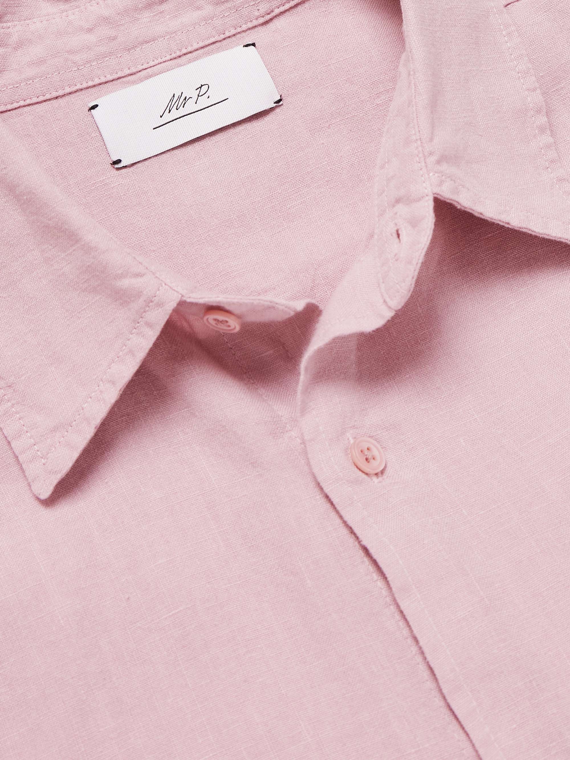 Garment-Dyed Linen Shirt view