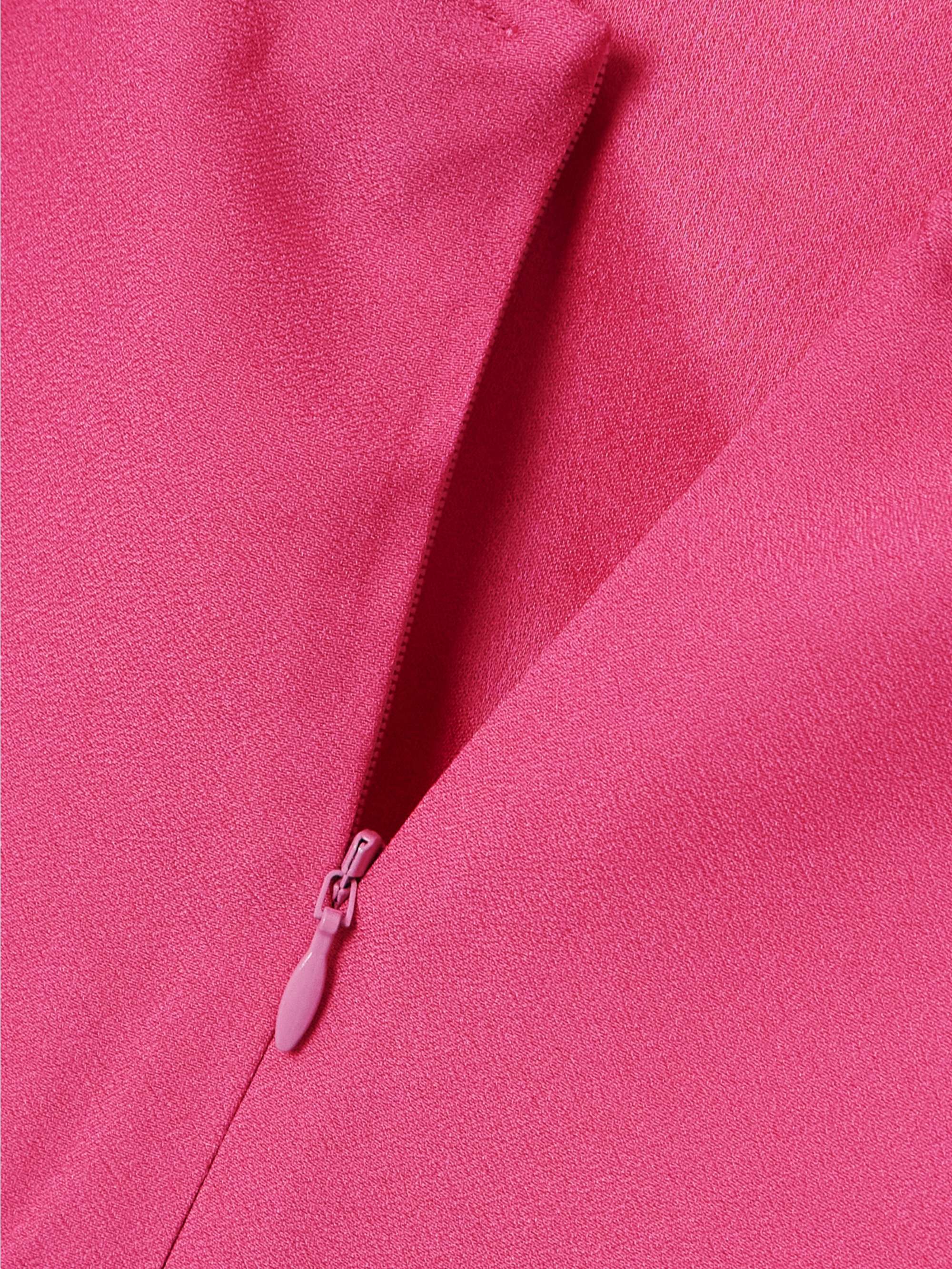 Palermo fringed crepe midi dress view