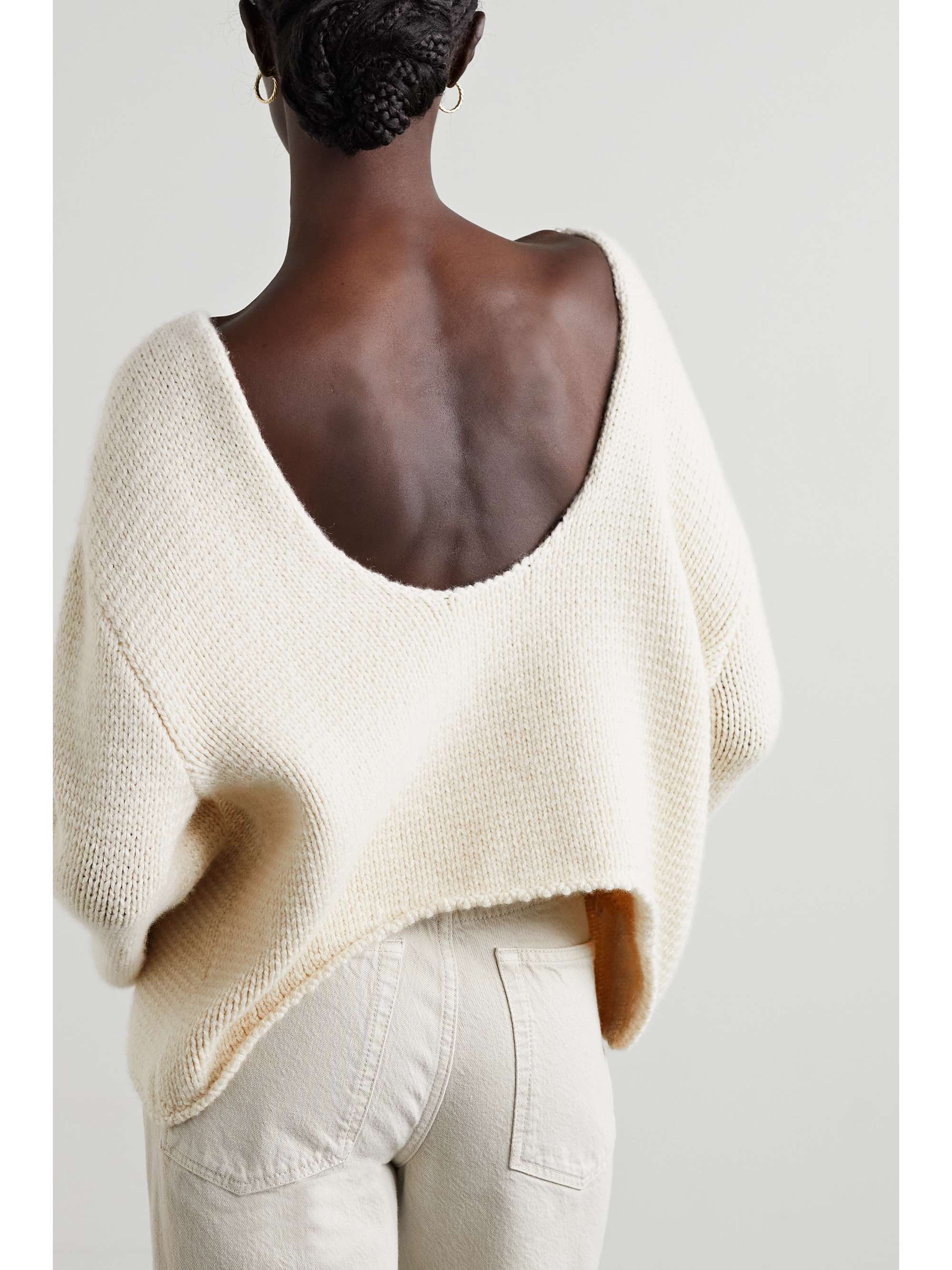 Iri cropped cashmere sweater view