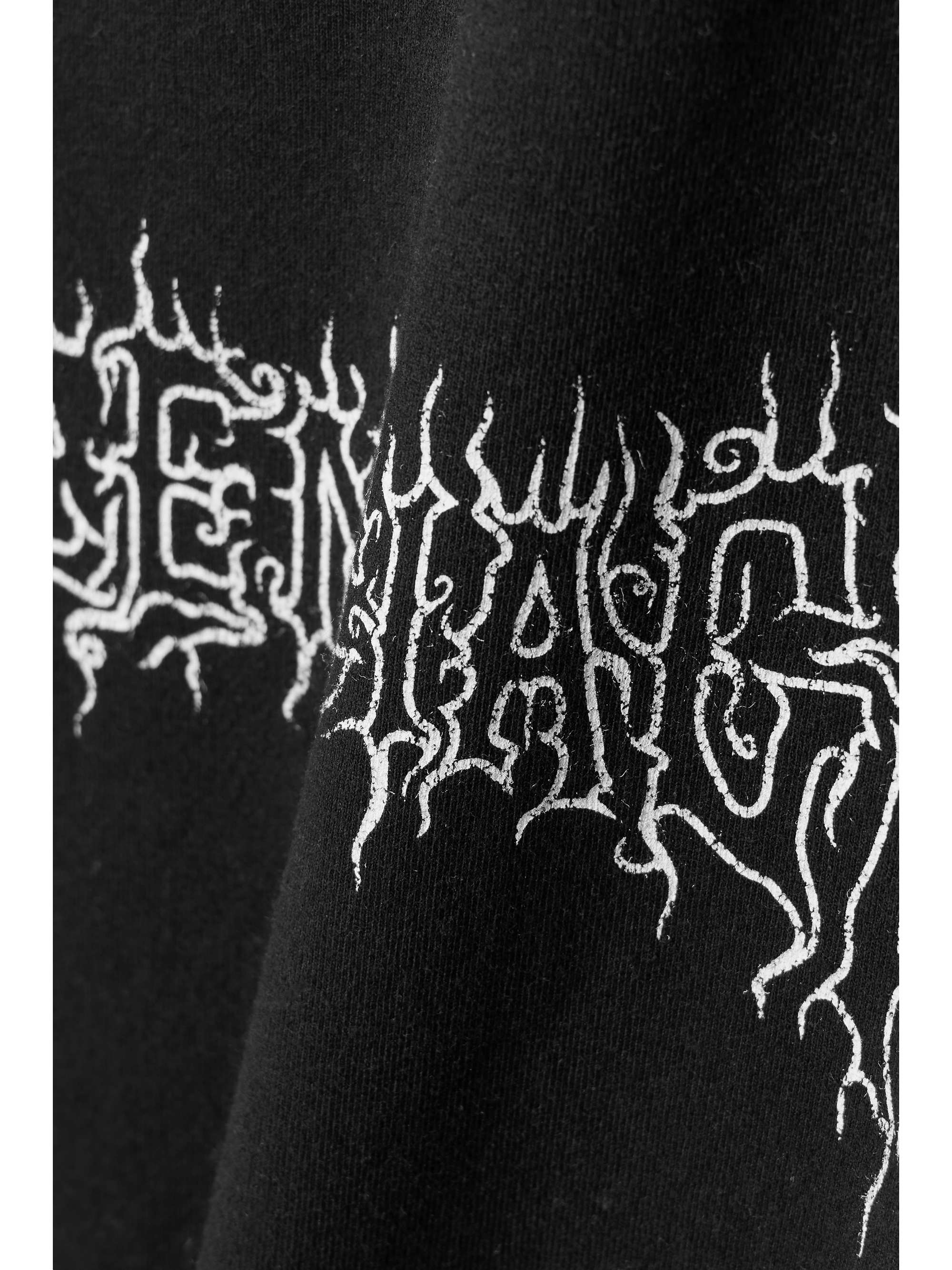 Printed stretch-cotton jersey top view