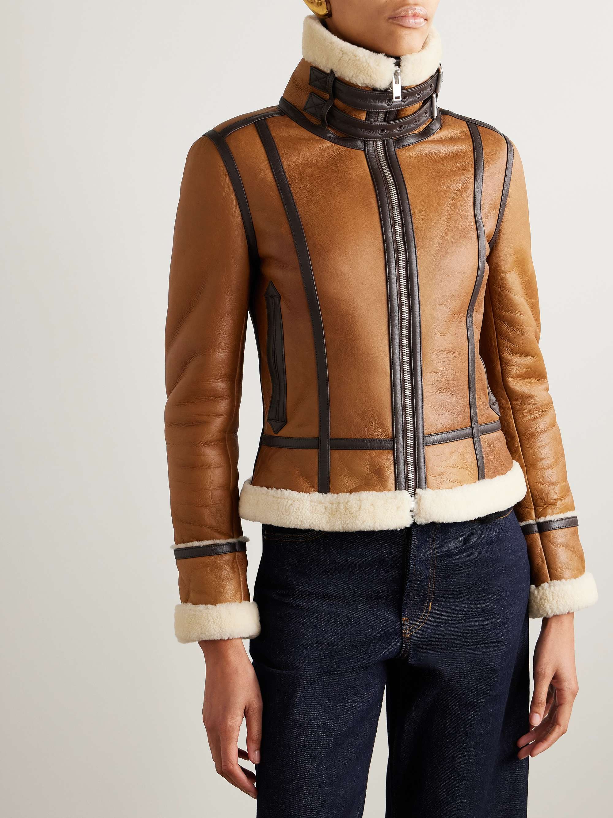 Arlo shearling jacket view