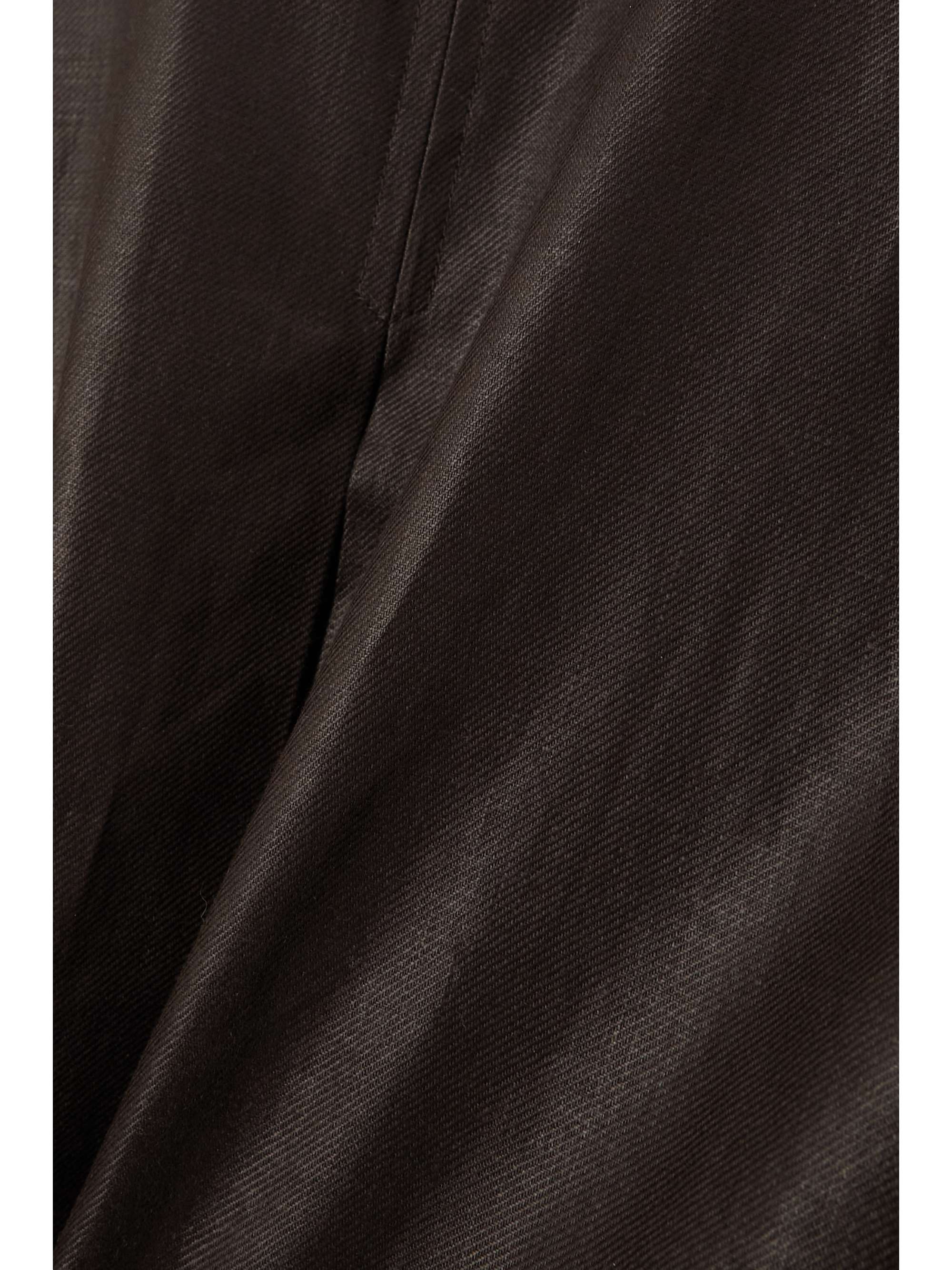 Coated linen-canvas gilet view