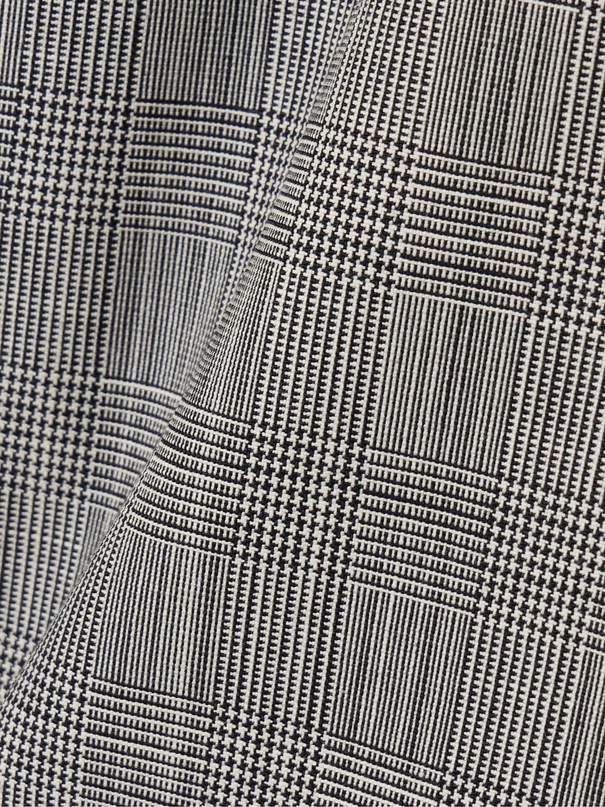 Prince of Wales checked wool midi skirt view