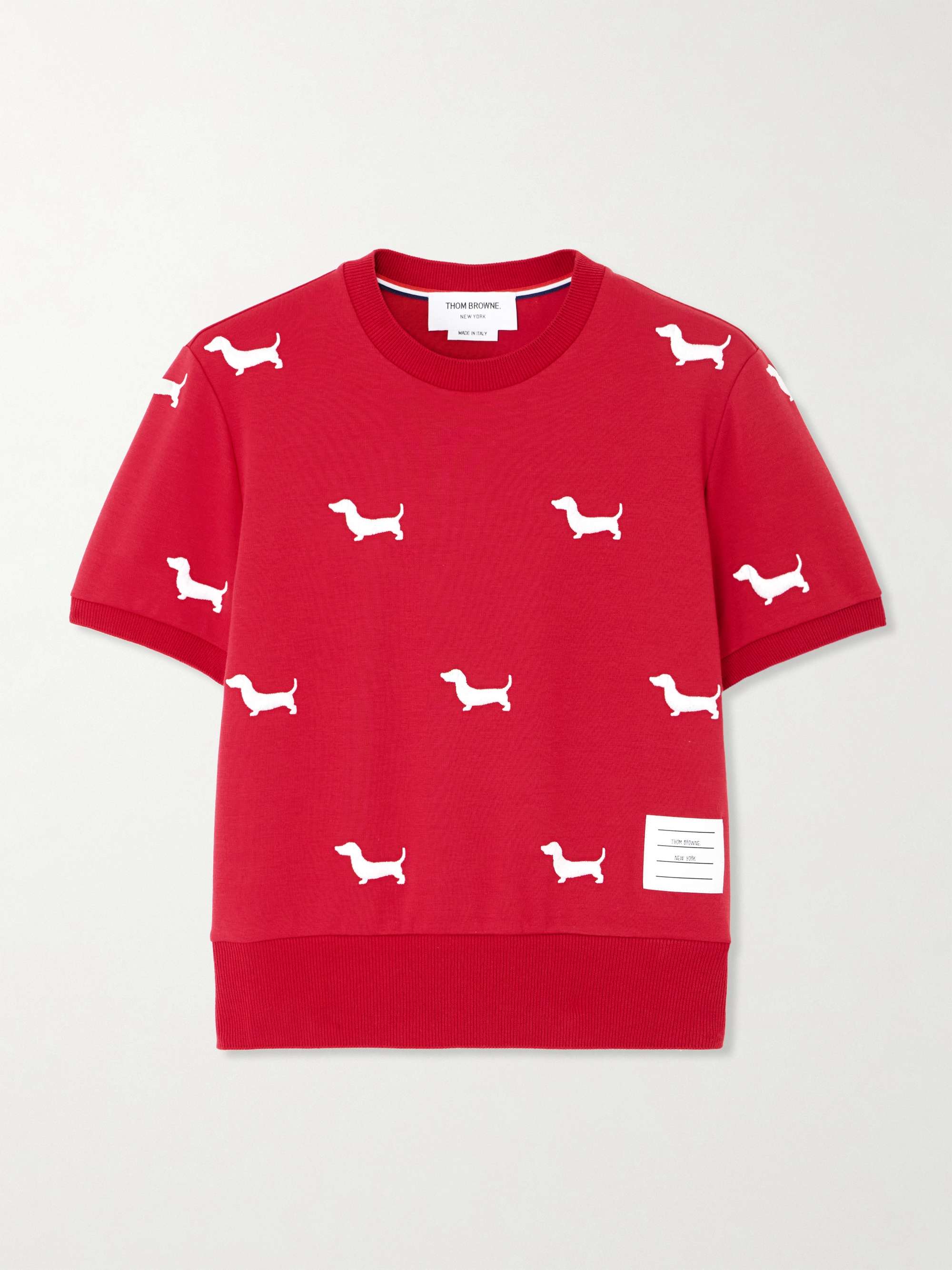 Hector embroidered cotton T-shirt view