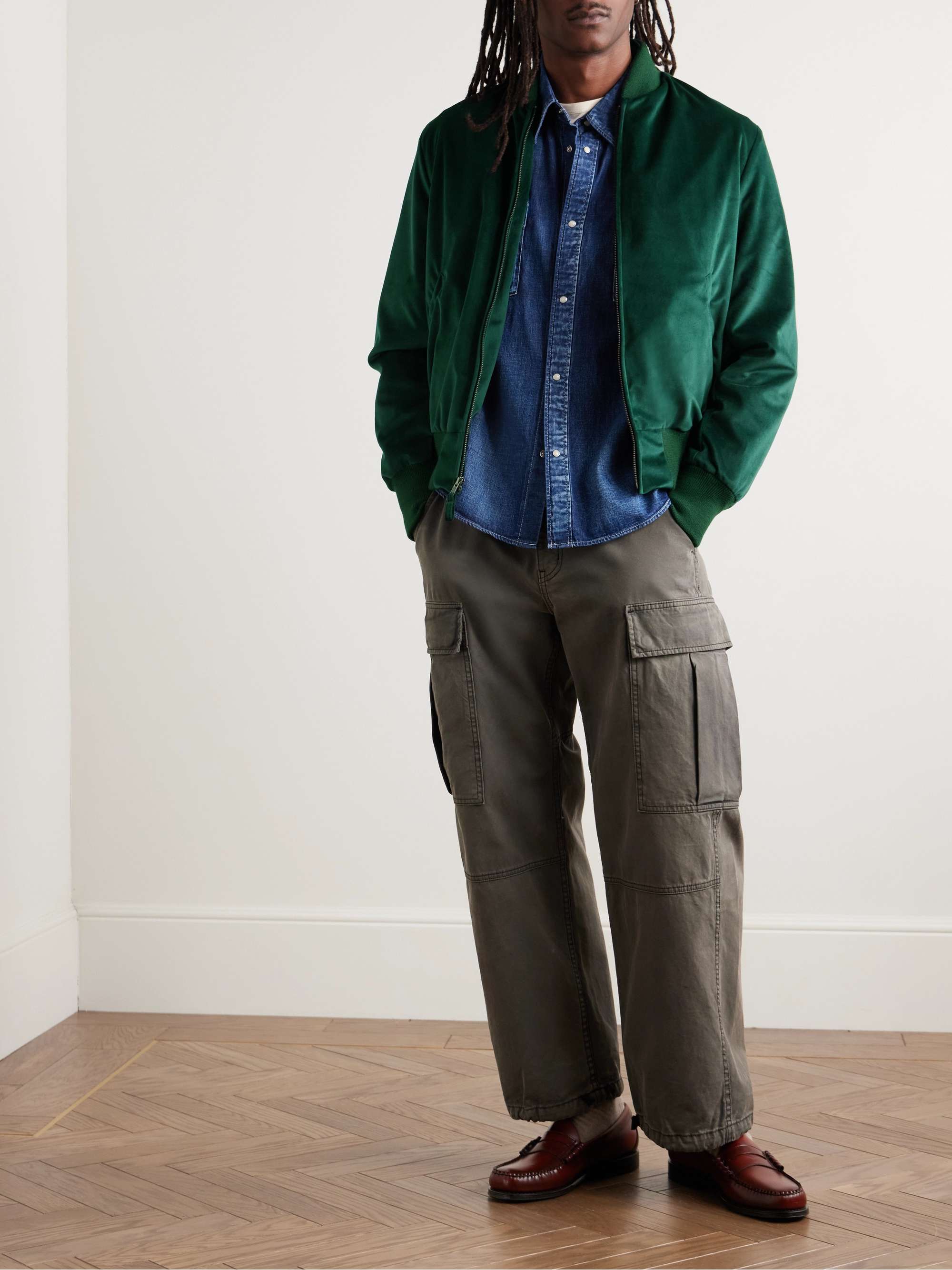 Sukajan Velvet Bomber Jacket view