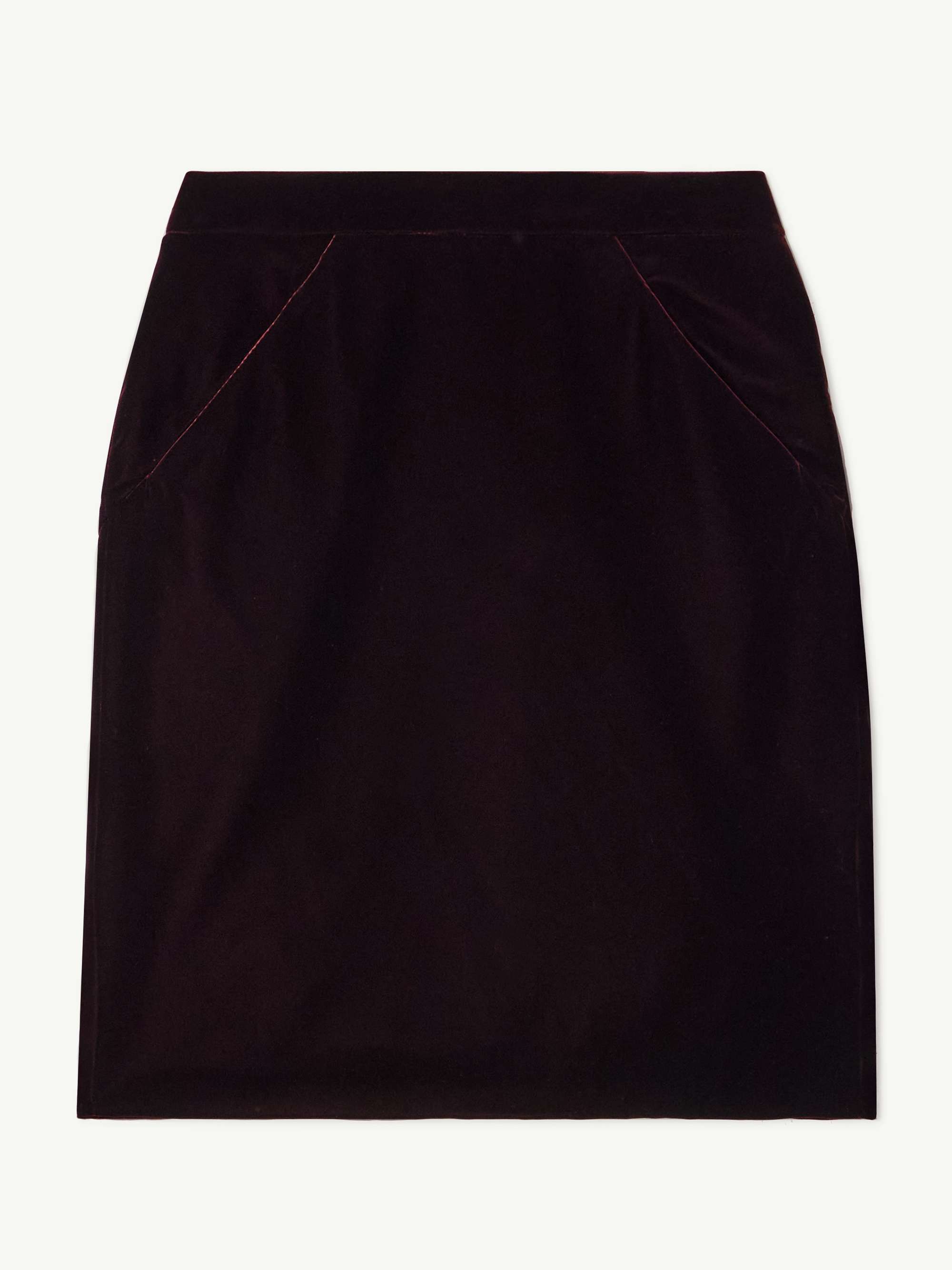 Velvet skirt view