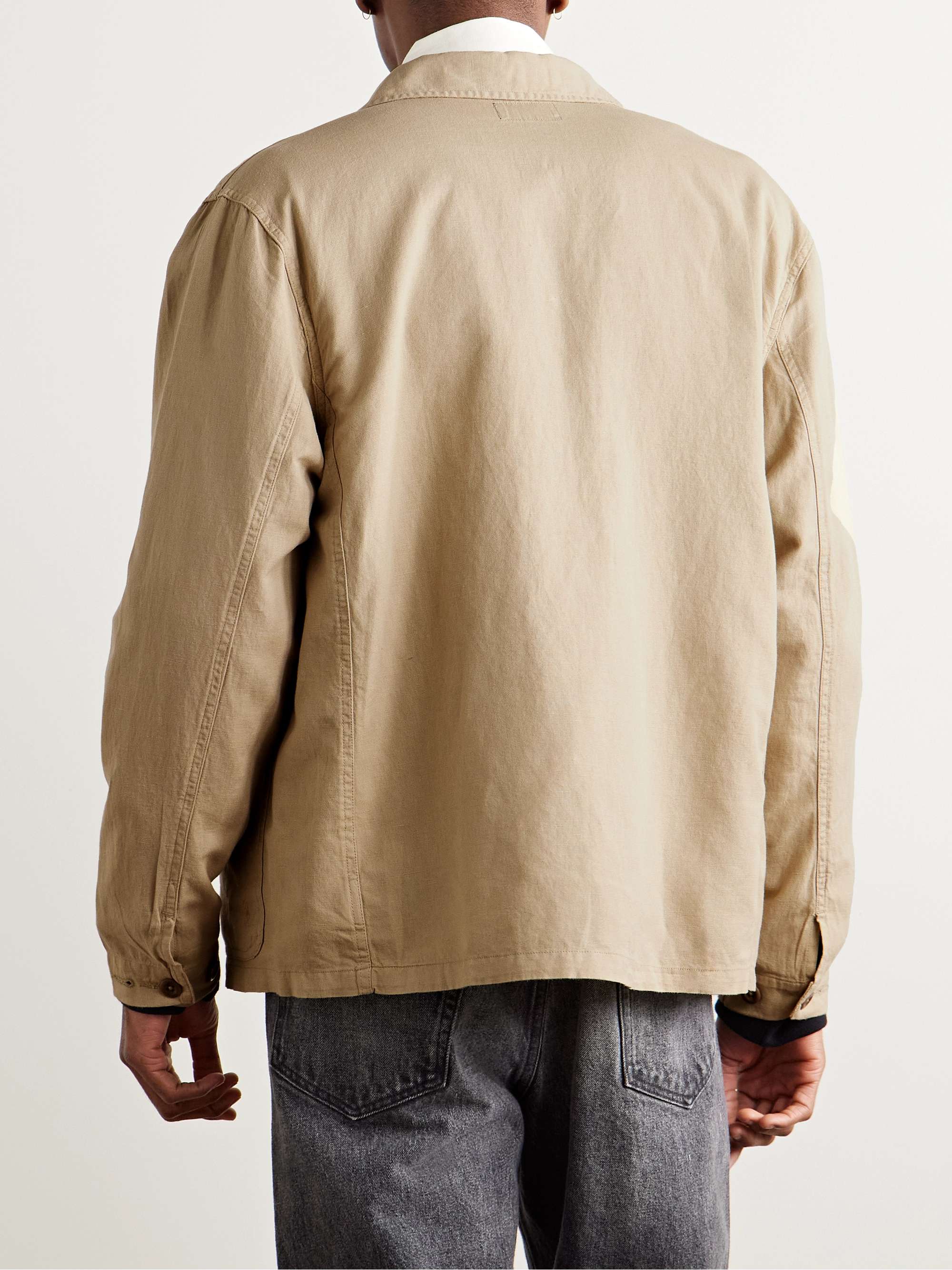 Linen and Cotton-Blend Overshirt view